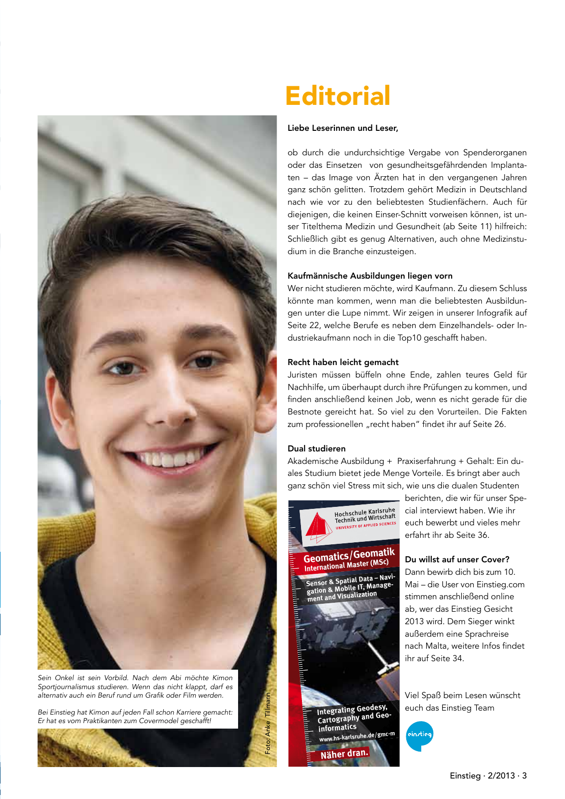Vorschau Einstieg Magazin 2_2013 Seite 3