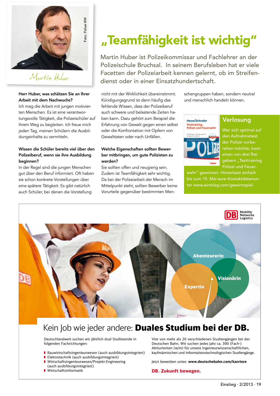 Vorschau Einstieg Magazin 2_2013 Seite 19