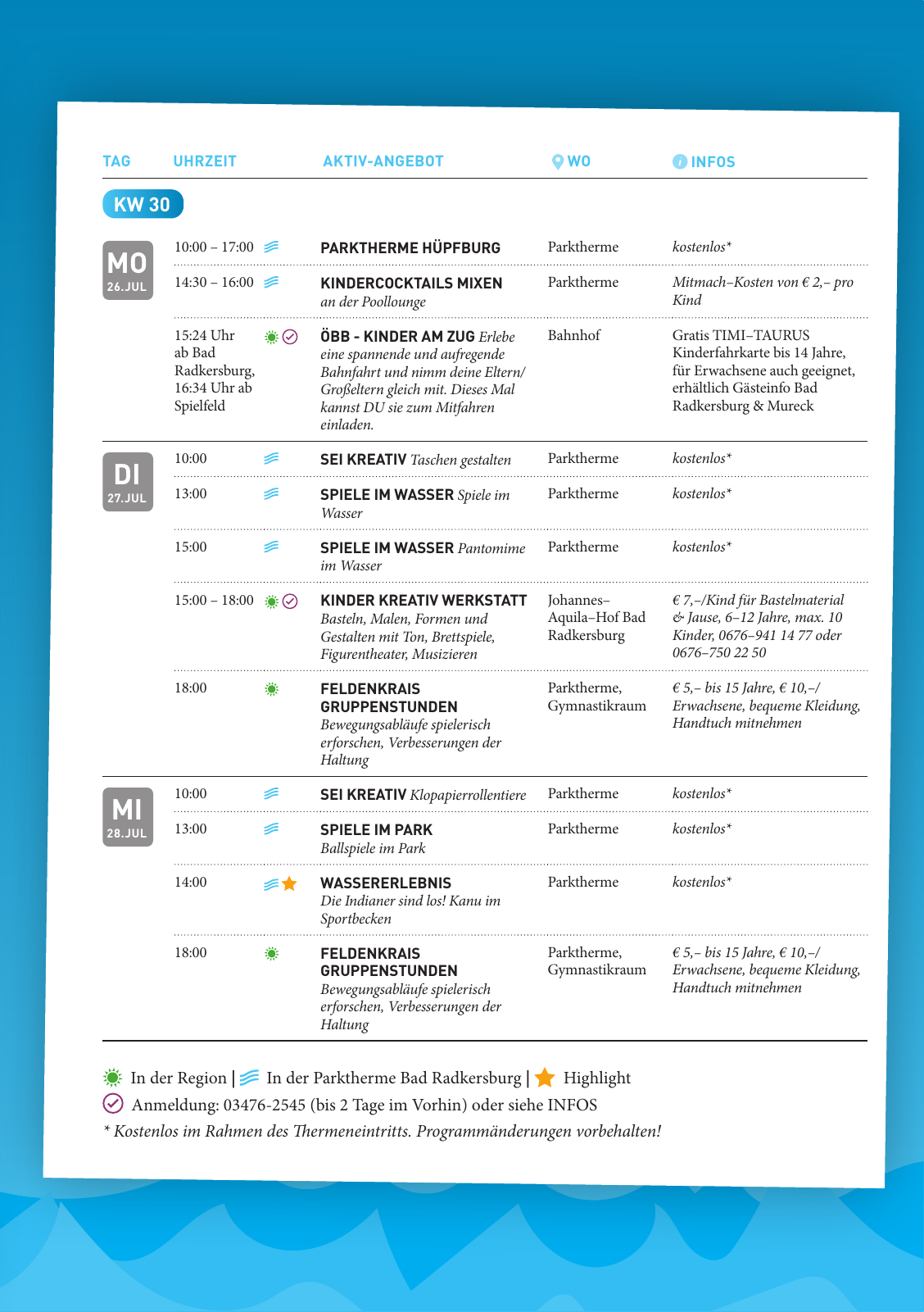 Vorschau VOLL COOL - Sommerferienprogramm Seite 13