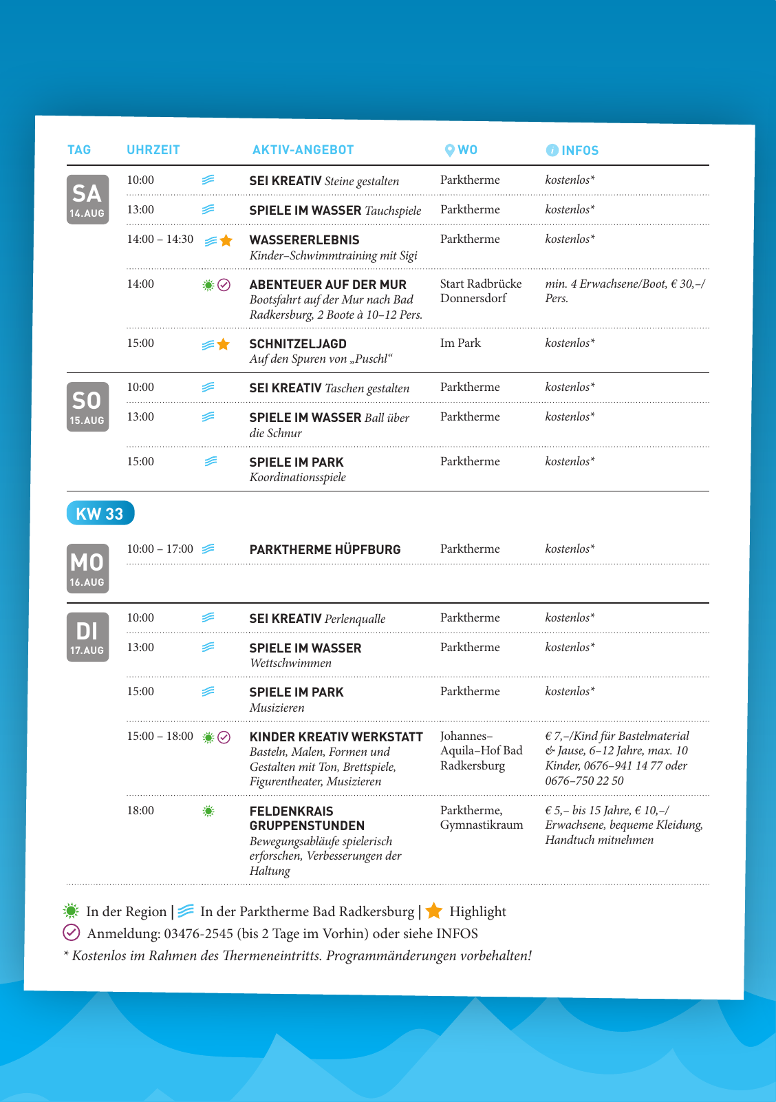 Vorschau VOLL COOL - Sommerferienprogramm Seite 18