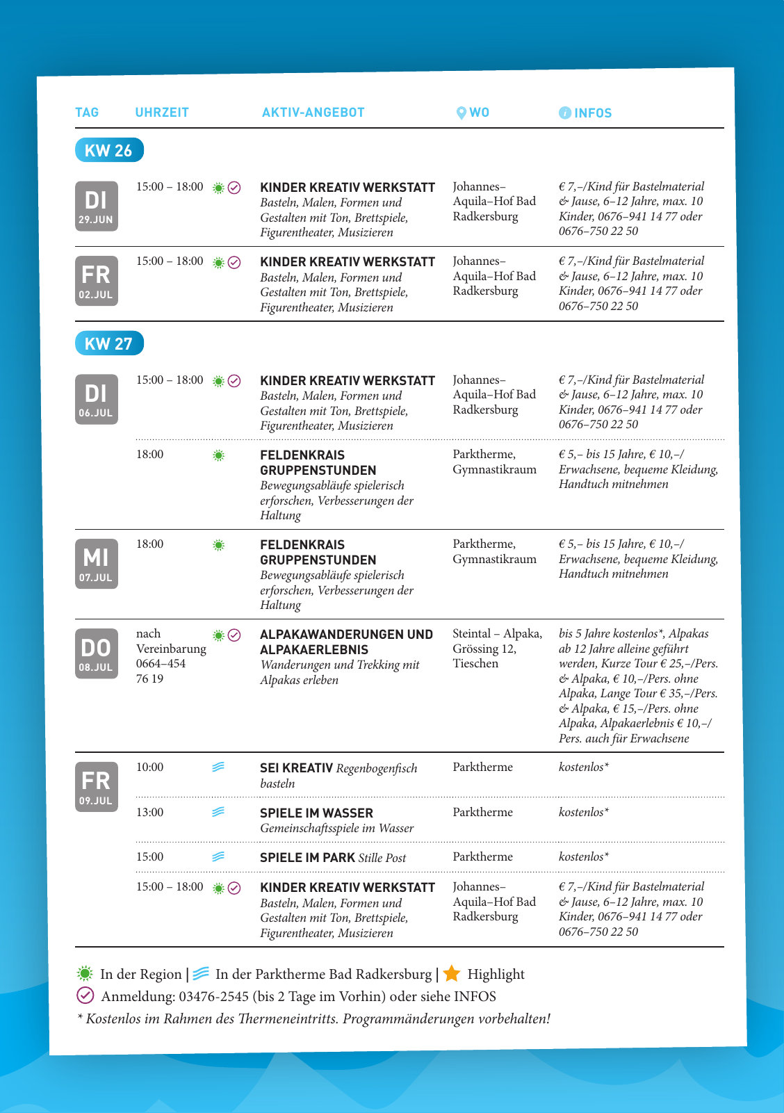 Vorschau VOLL COOL - Sommerferienprogramm Seite 8