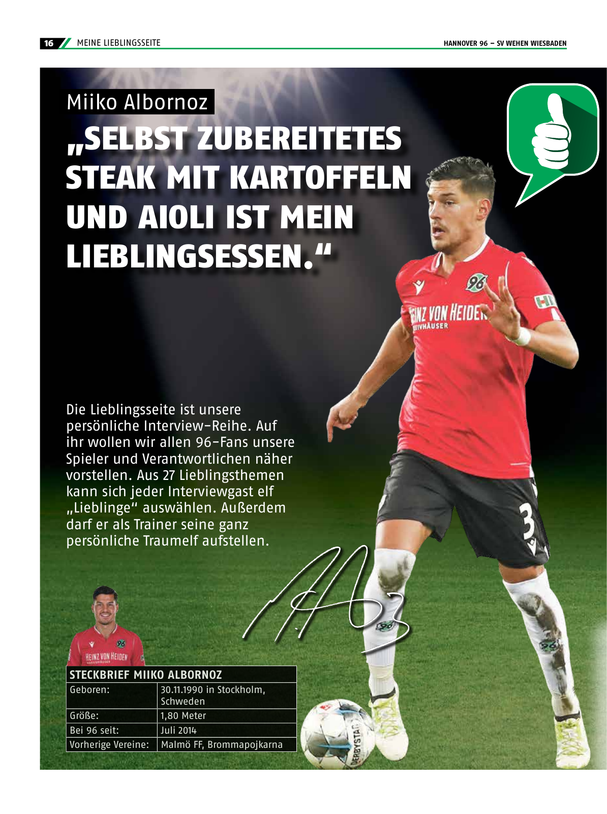 Vorschau 96-DieZeitung-20-2019/20 Seite 16