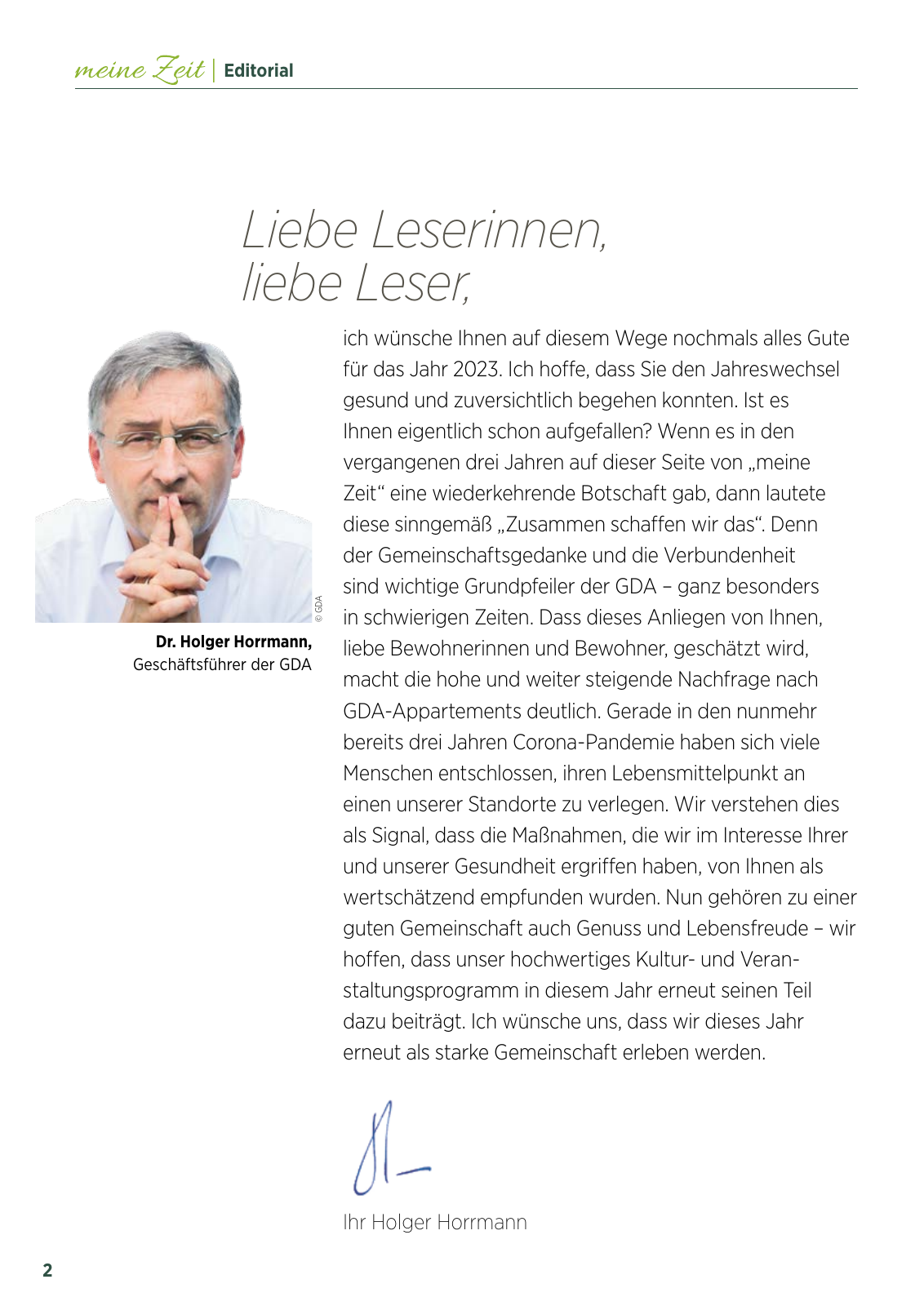 Vorschau GDA-Magazin-01-2023 Seite 2