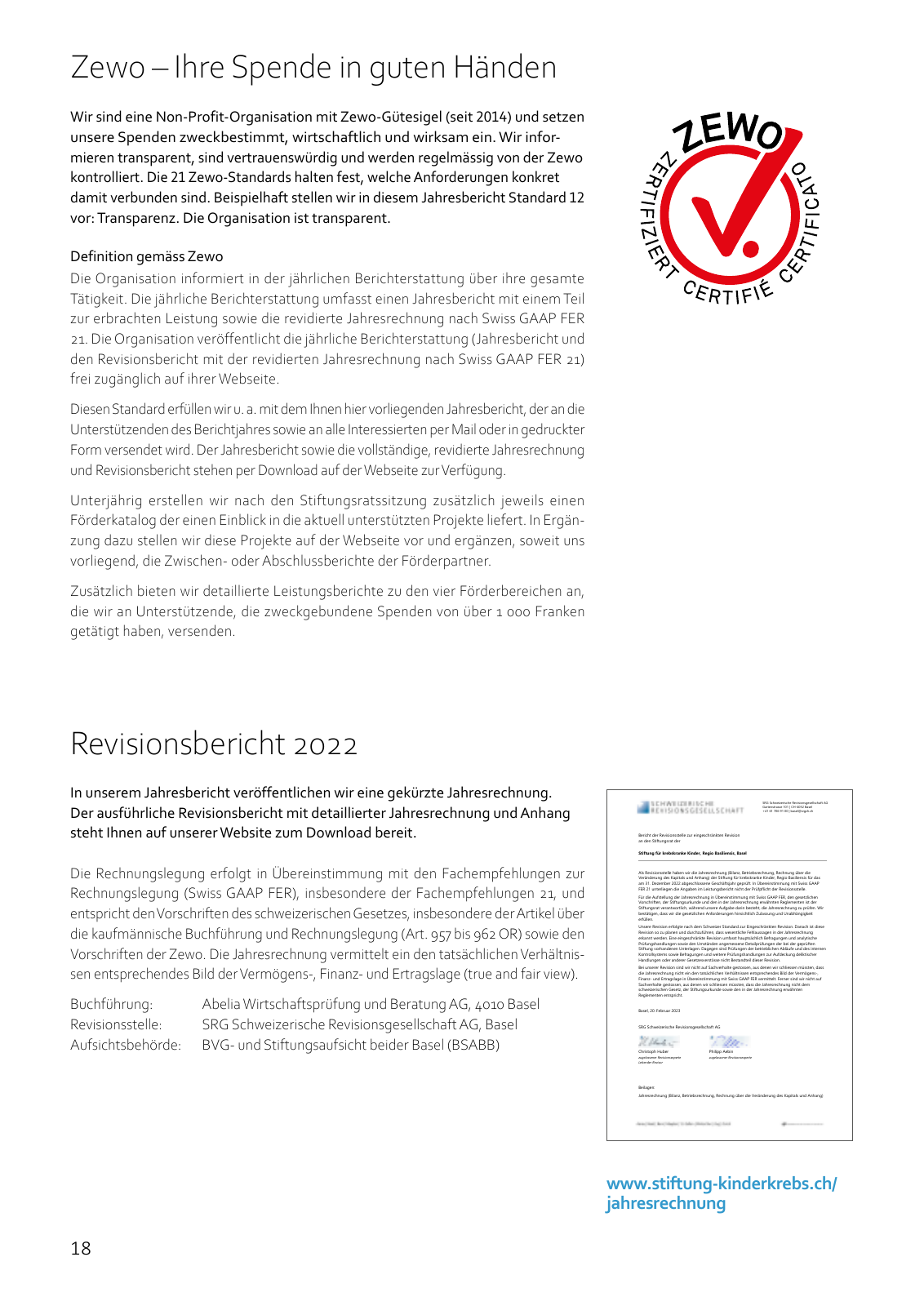 Vorschau Jahresbericht 2022 Seite 18