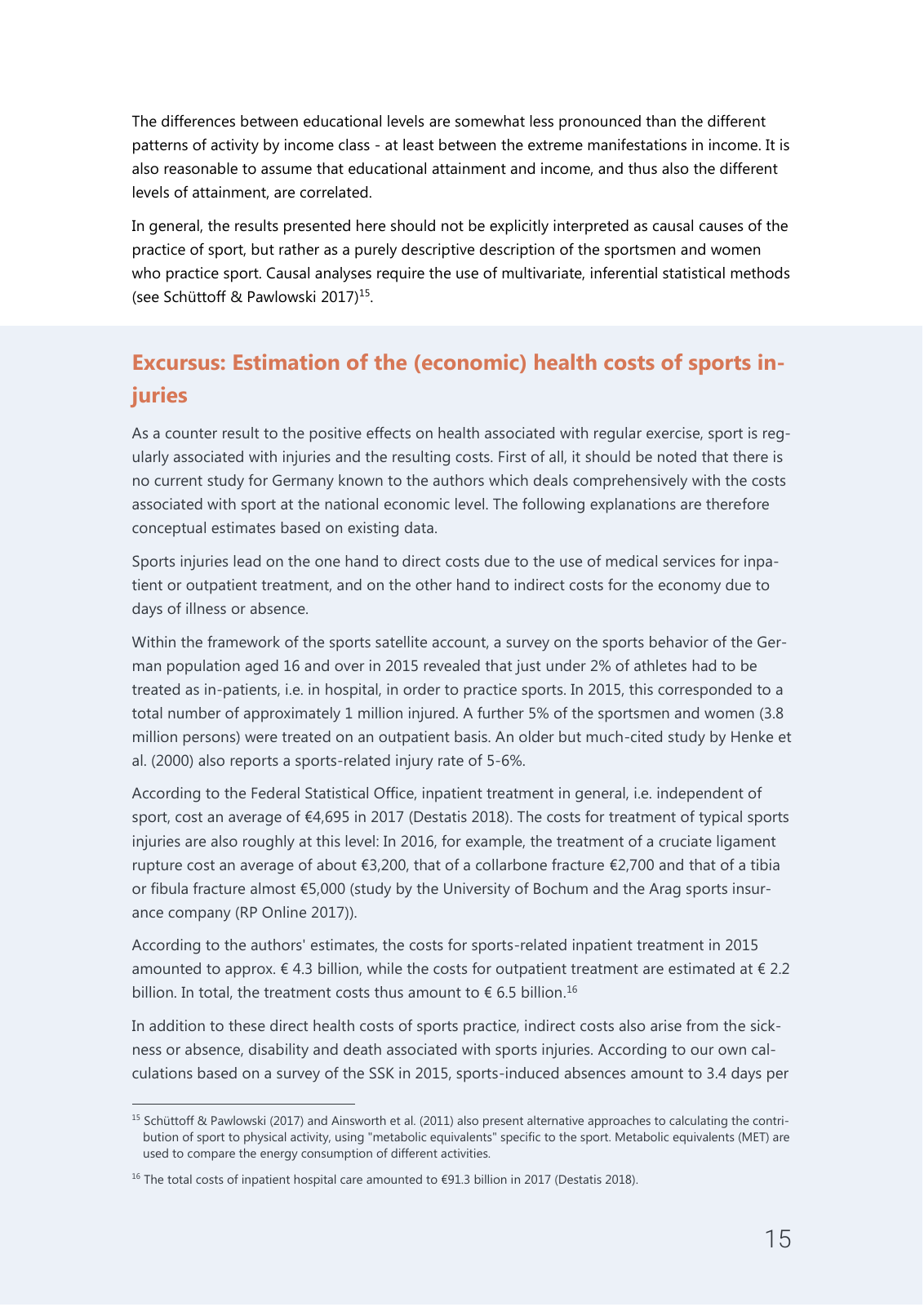 Vorschau Der Beitrag des Sports zur Erfüllung der WHO-Empfehlungen - EN Seite 17