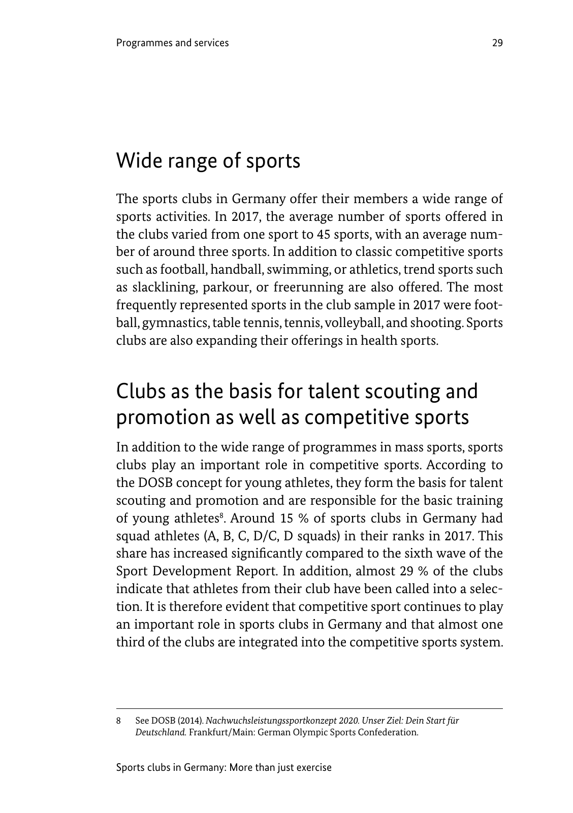 Vorschau SEB-Bericht - Executive Summary - Englisch Seite 29