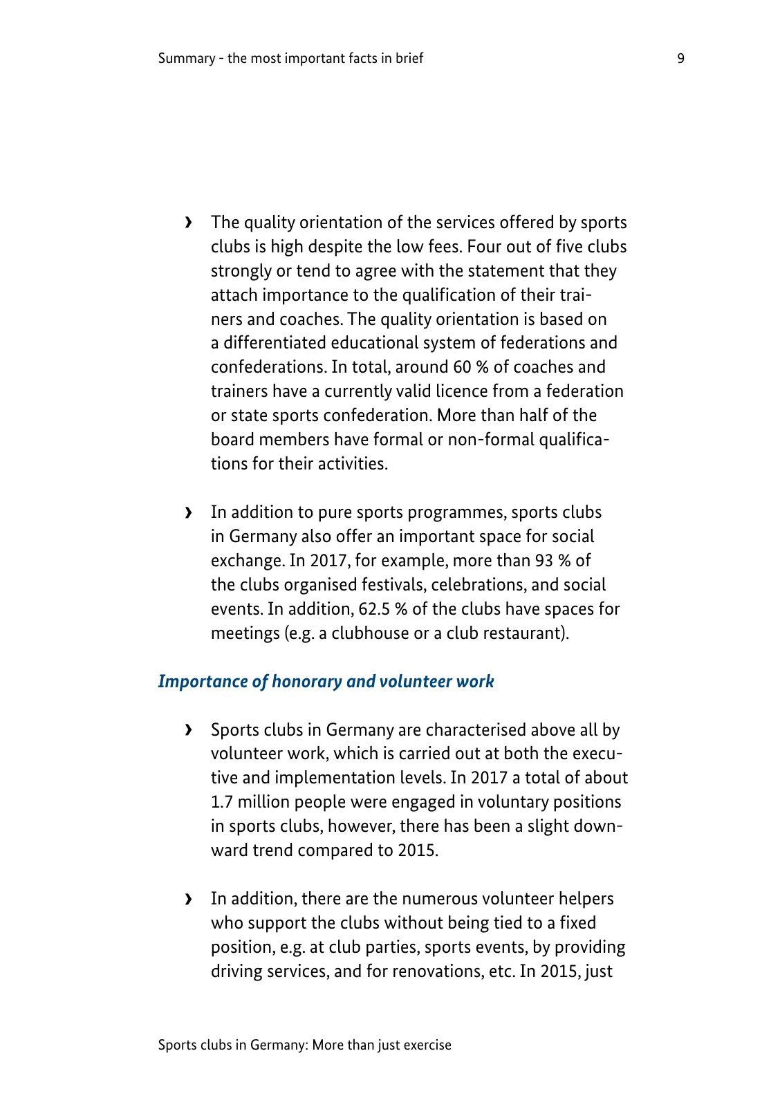 Vorschau SEB-Bericht - Executive Summary - Englisch Seite 9
