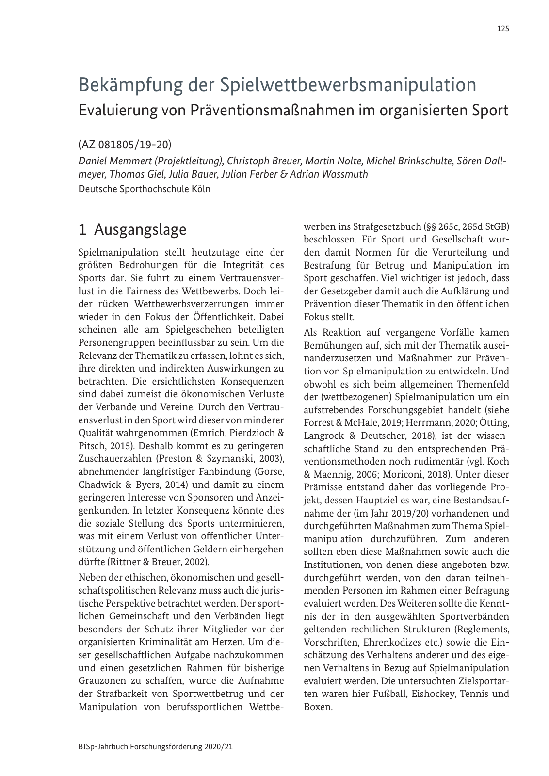 Vorschau BISp-Jahrbuch 2020/21 Seite 127
