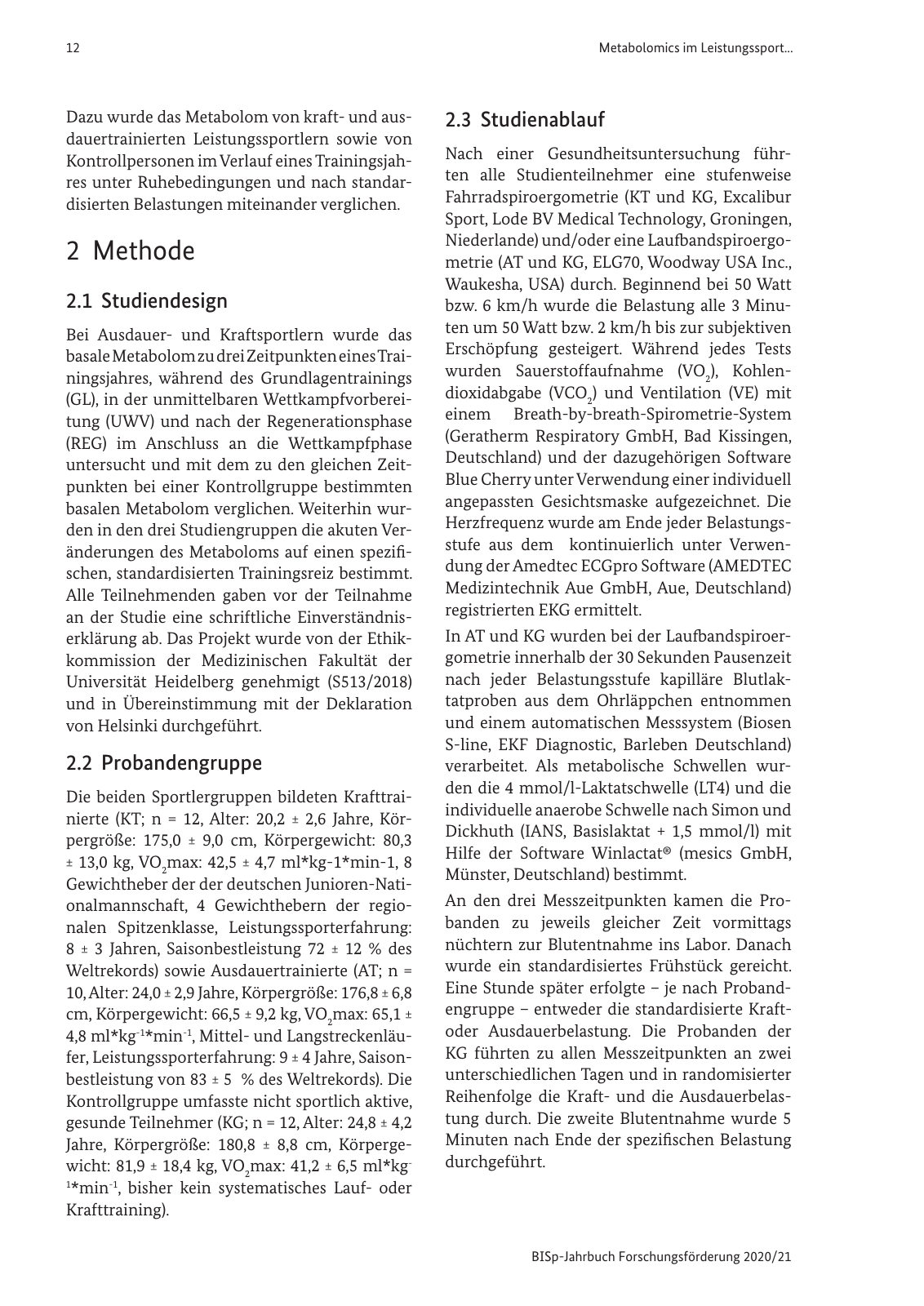 Vorschau BISp-Jahrbuch 2020/21 Seite 14