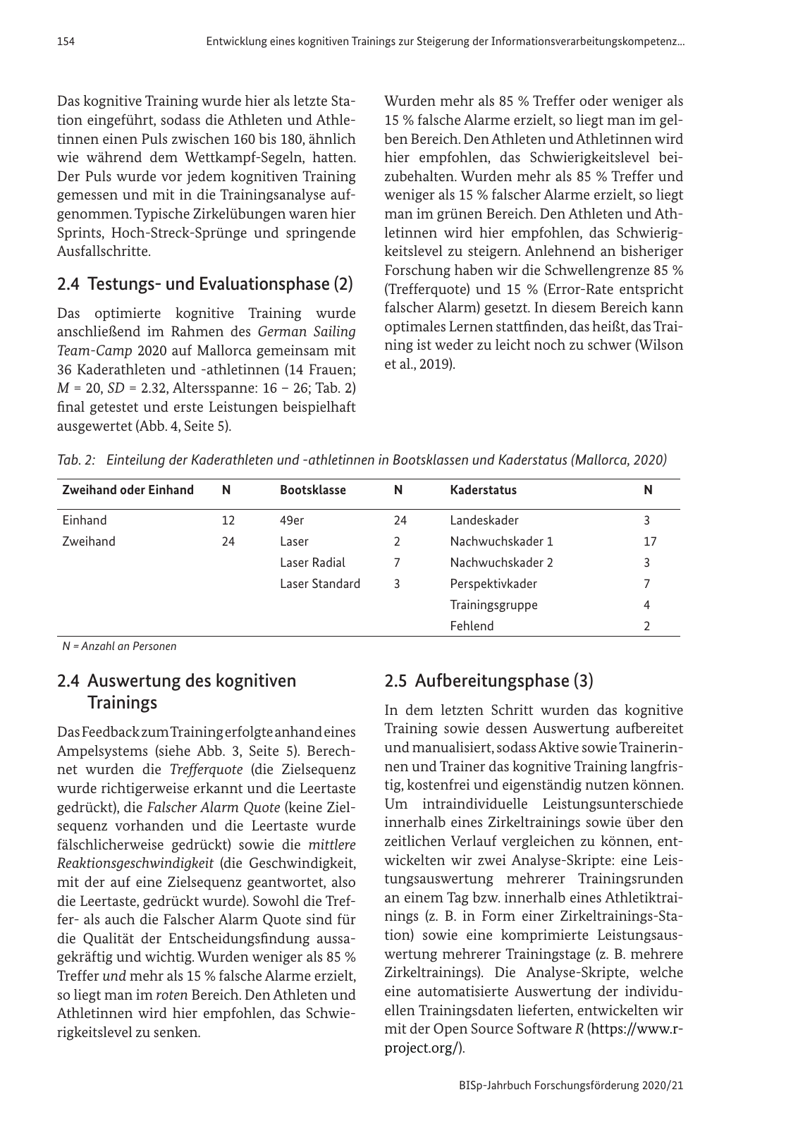 Vorschau BISp-Jahrbuch 2020/21 Seite 156