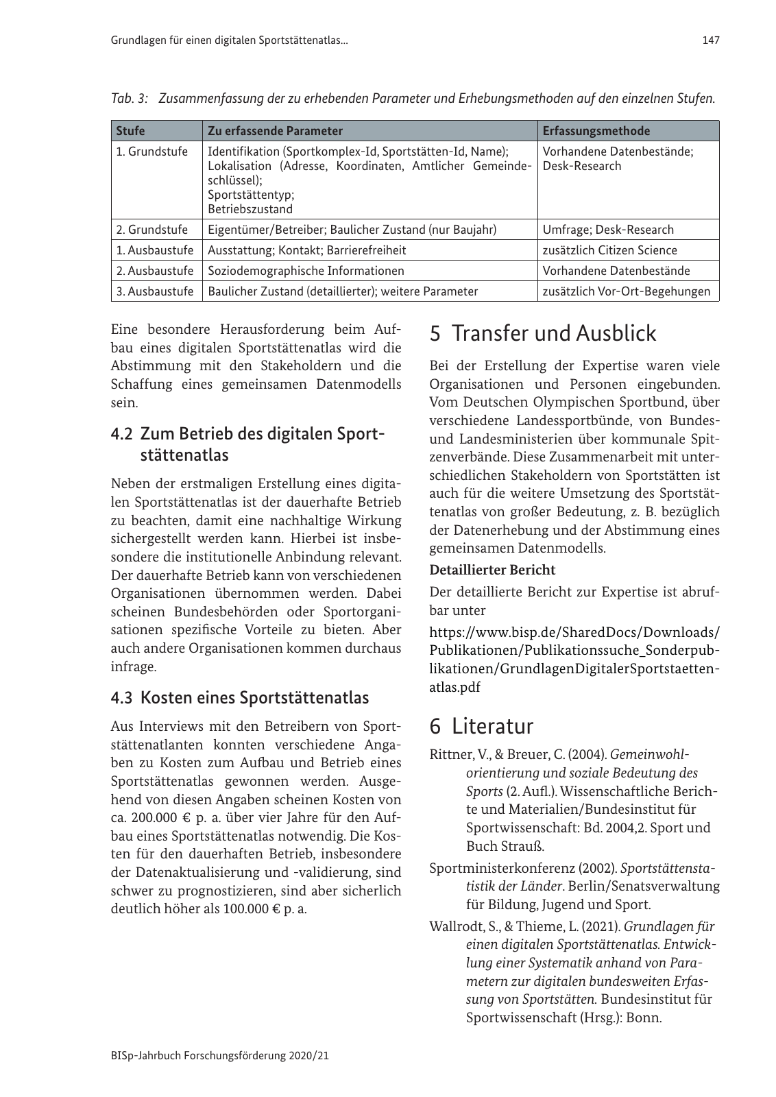 Vorschau BISp-Jahrbuch 2020/21 Seite 149