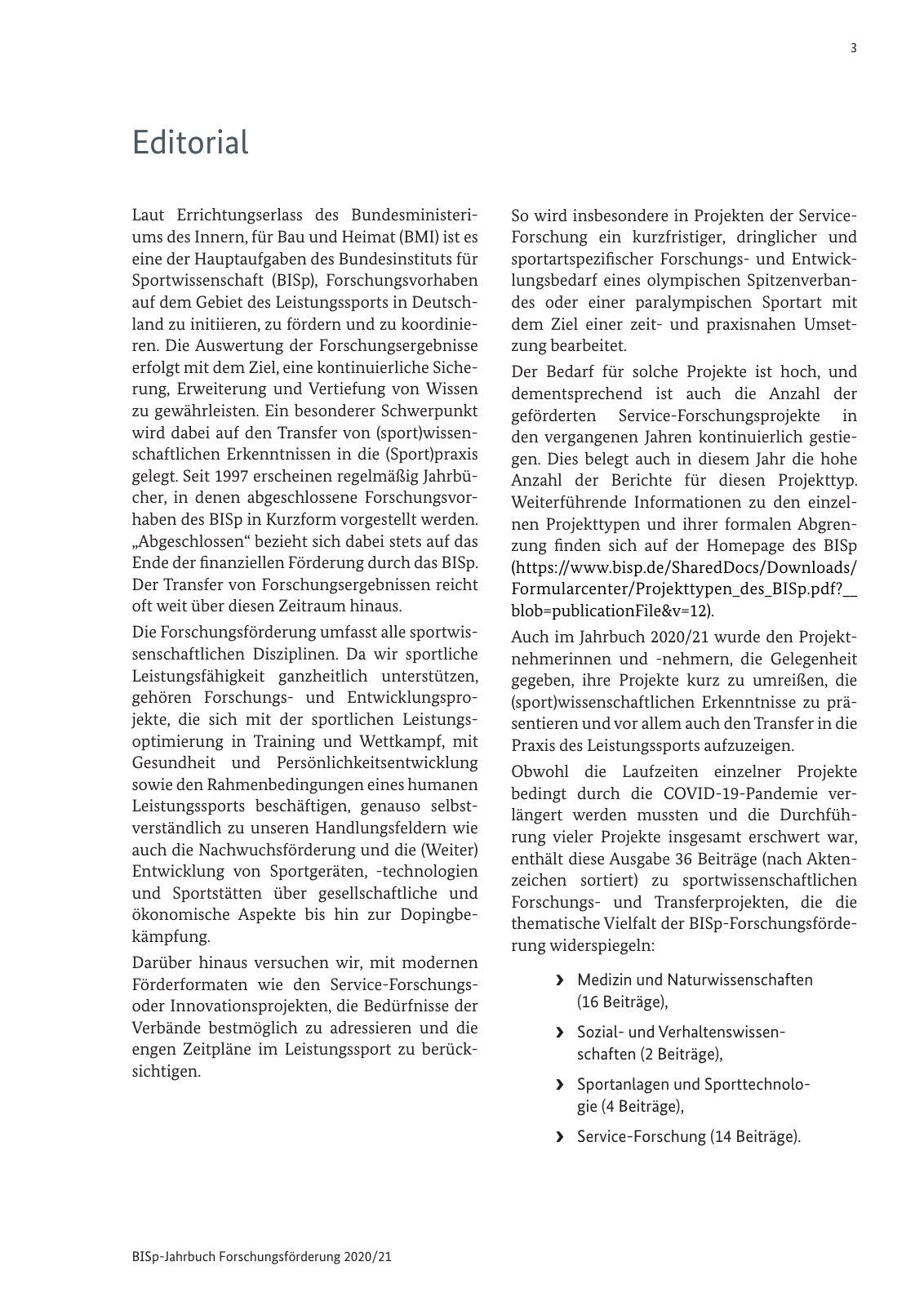 Vorschau BISp-Jahrbuch 2020/21 Seite 5