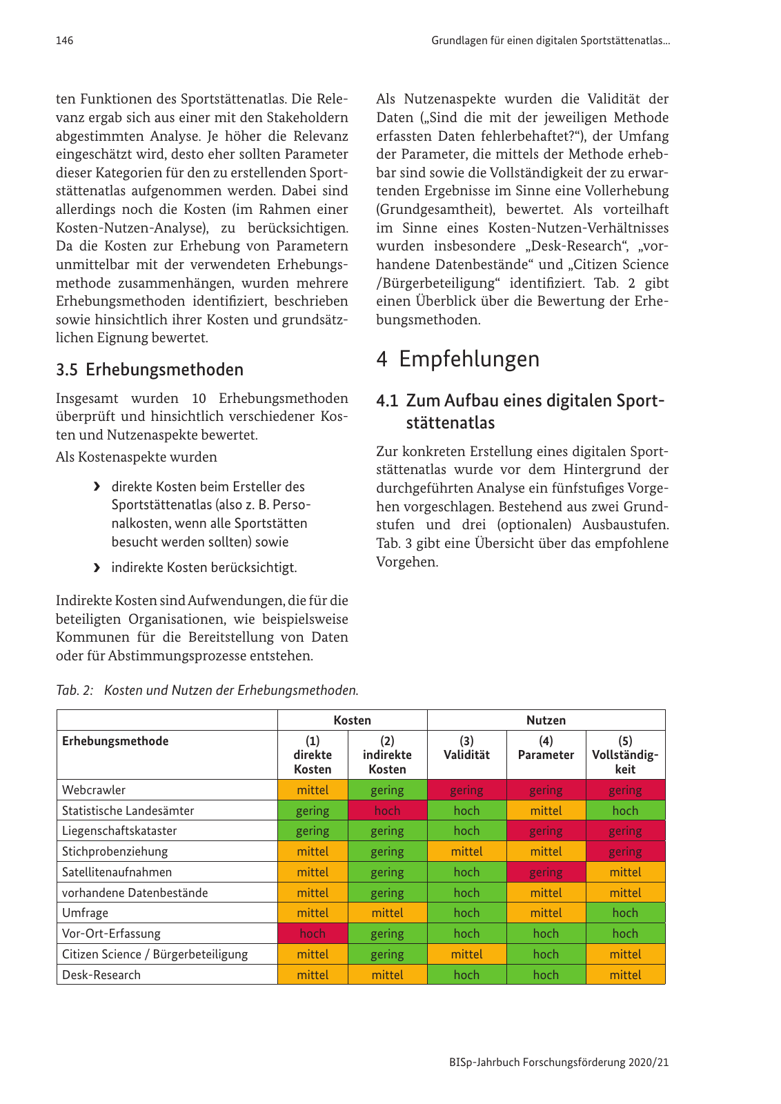 Vorschau BISp-Jahrbuch 2020/21 Seite 148