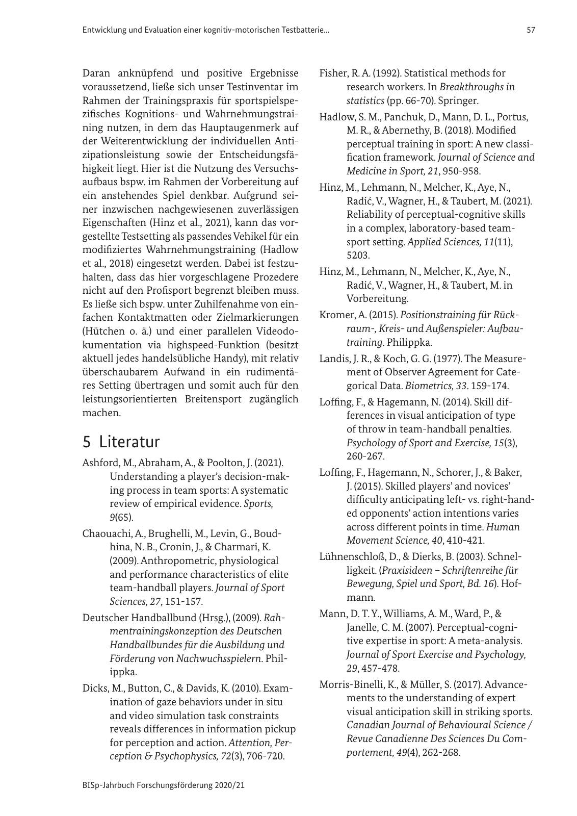 Vorschau BISp-Jahrbuch 2020/21 Seite 59