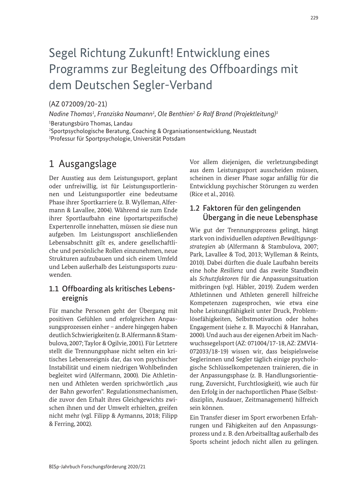 Vorschau BISp-Jahrbuch 2020/21 Seite 231