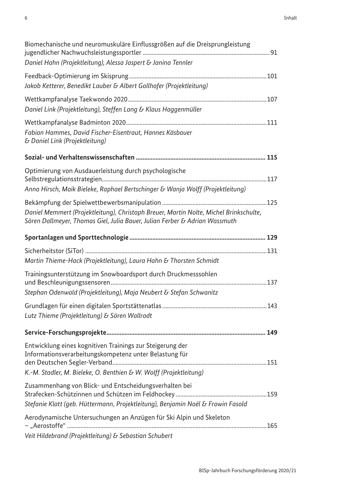 Vorschau BISp-Jahrbuch 2020/21 Seite 8