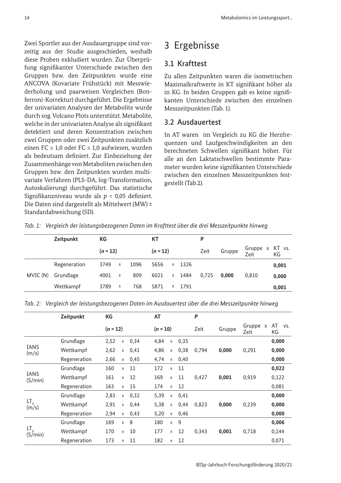 Vorschau BISp-Jahrbuch 2020/21 Seite 16