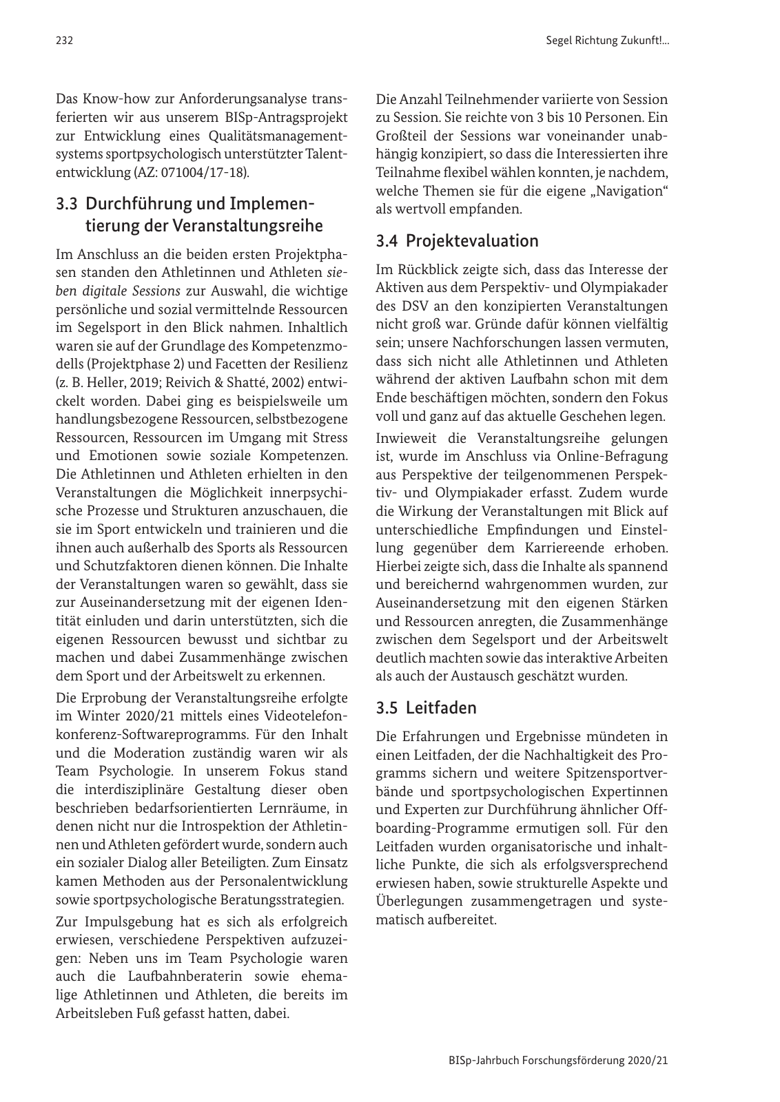 Vorschau BISp-Jahrbuch 2020/21 Seite 234
