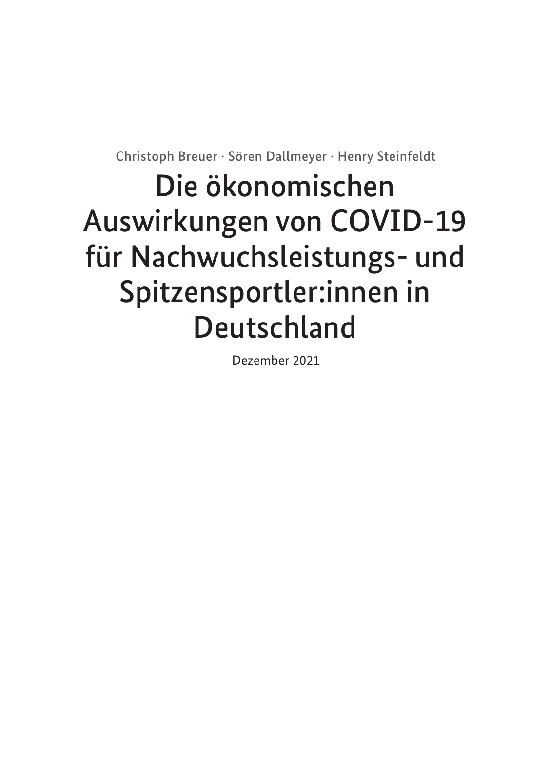 Vorschau Die ökonomischen Auswirkungen von COVID-19 Seite 3