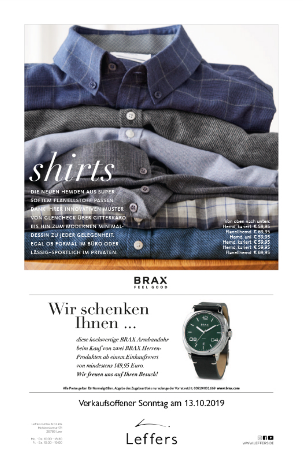 Vorschau Leffers Leer BRAX Herren Herbst/Winter 2019 Seite 8