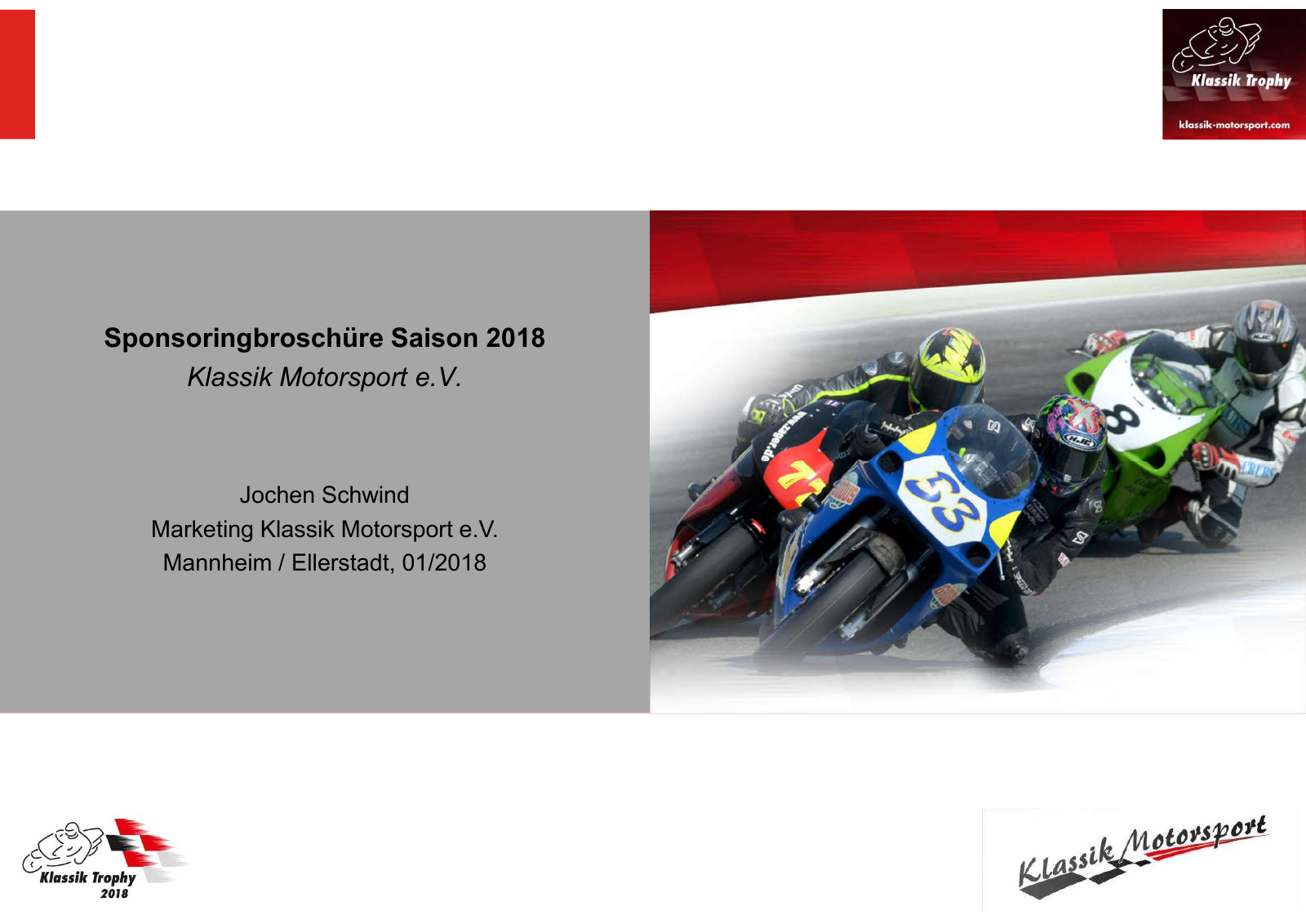 Vorschau Sponsoringbroschüre Klassik Motorsport Seite 1