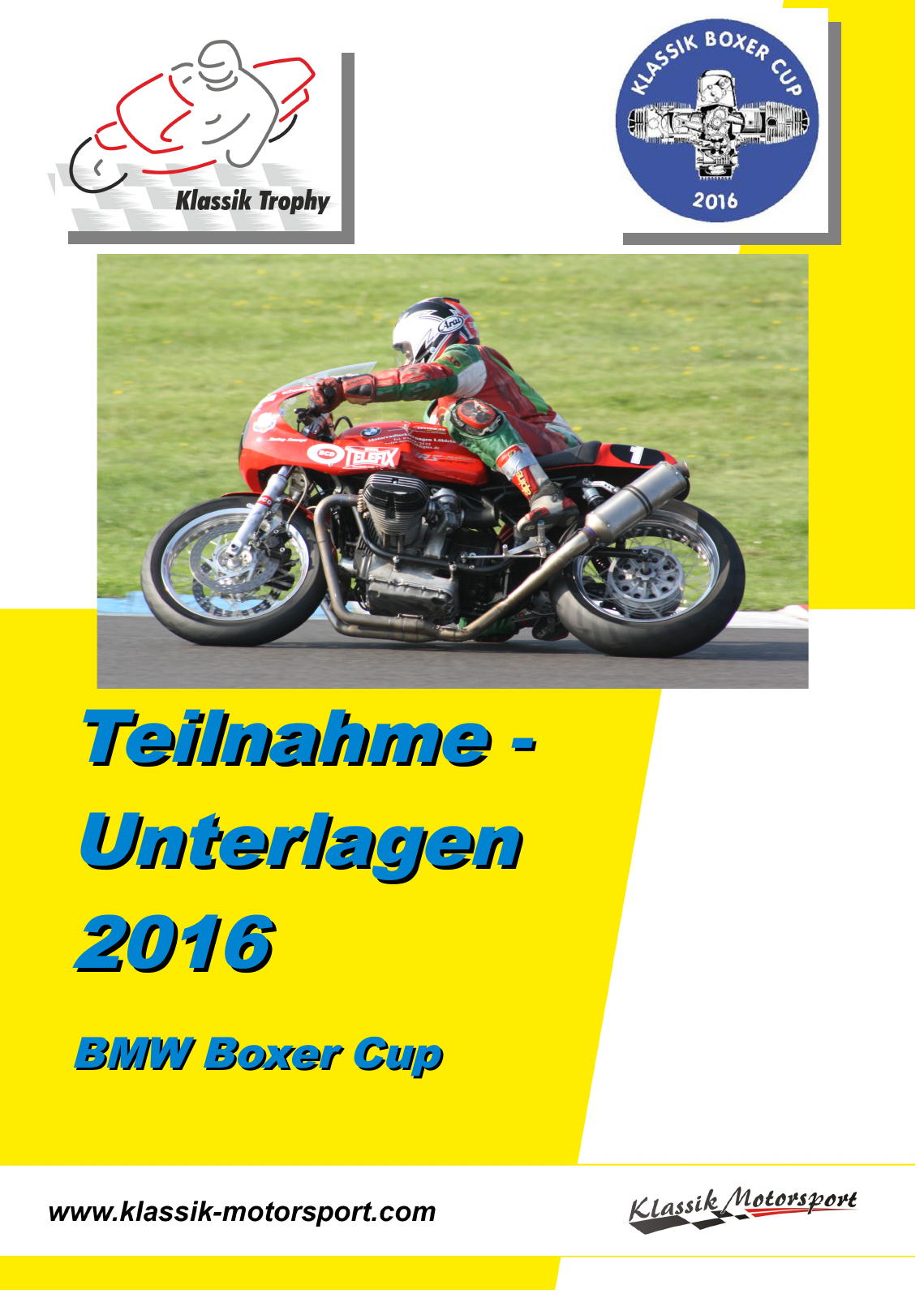 Vorschau Teilnahme-Unterlagen BMW Cup 2016 Seite 1