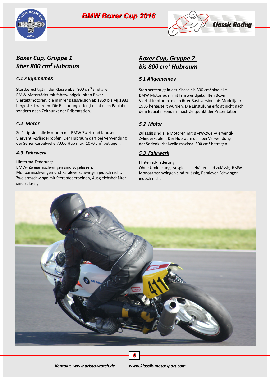 Vorschau Teilnahme-Unterlagen BMW Cup 2016 Seite 6