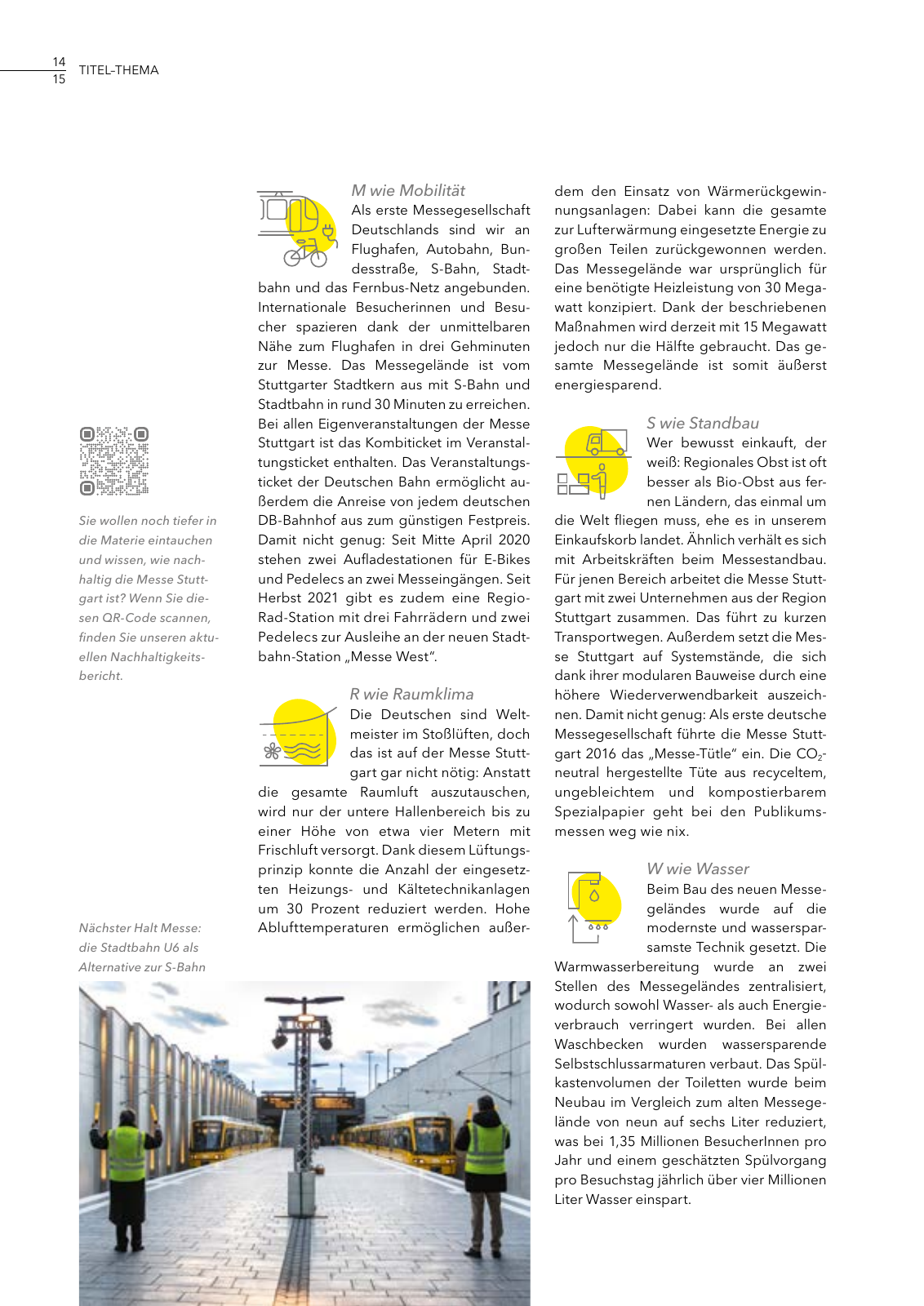 Vorschau MESSAGE - Das Magazin der Messe Stuttgart / Ausgabe 01 - 2023 Seite 14