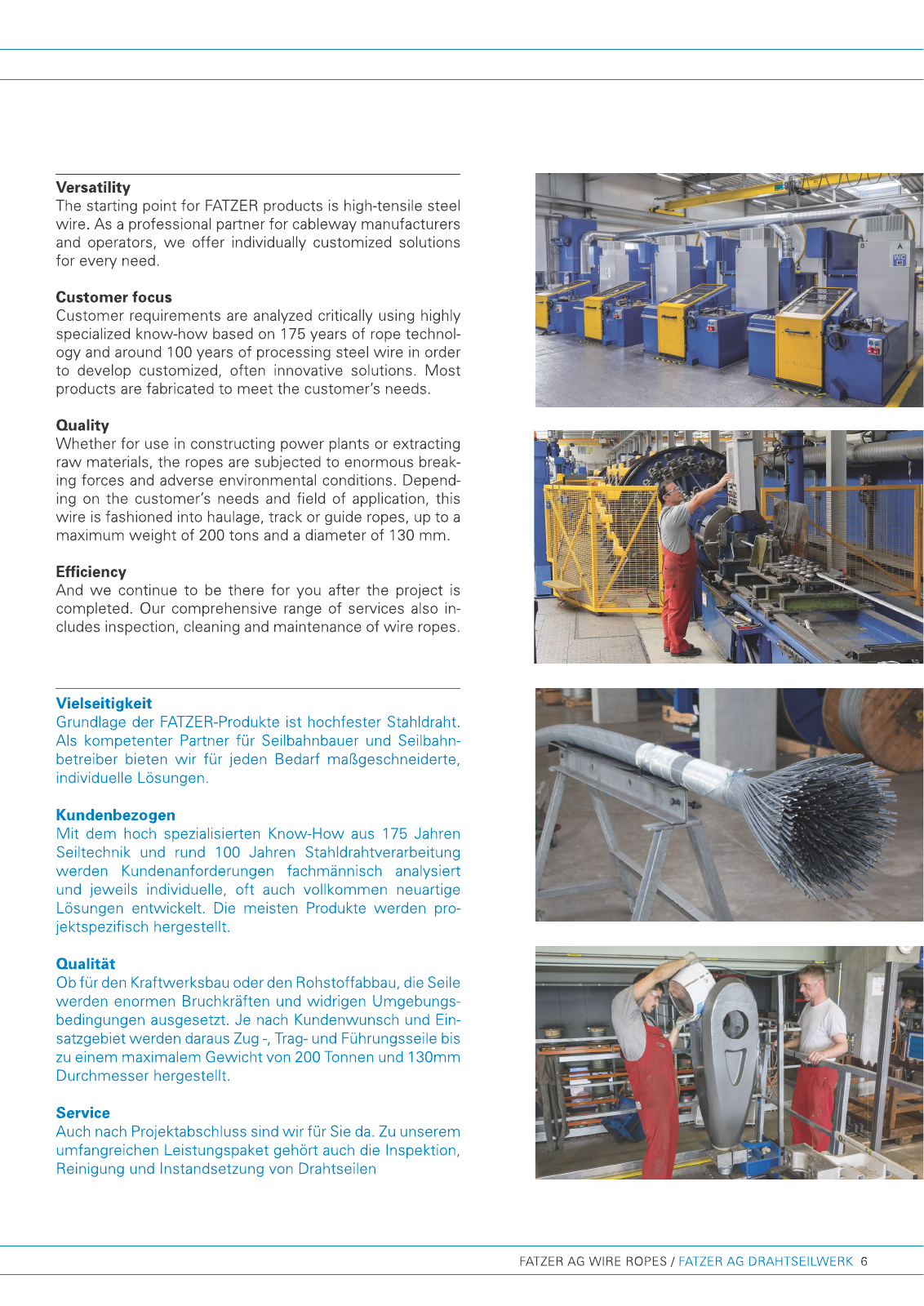 Vorschau FATZER Company Brochure 2015 Seite 7