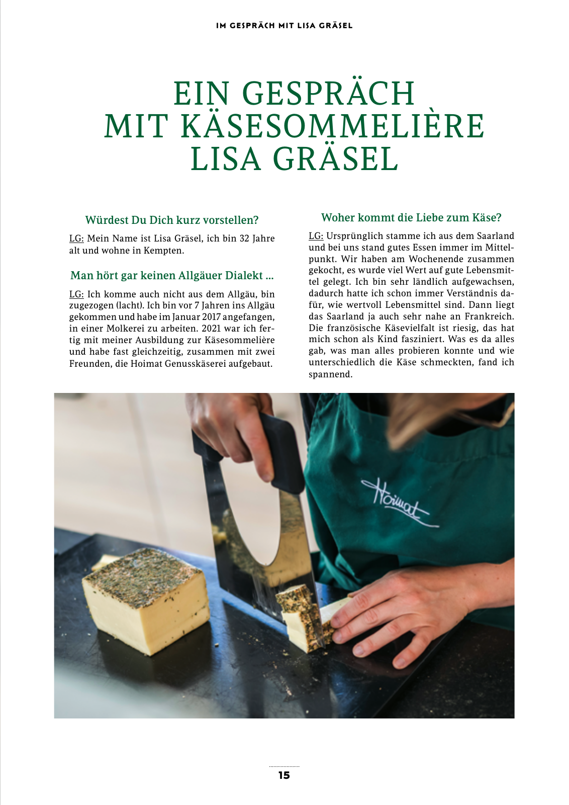 Vorschau Baldauf KäsMagazin No. 13 | Ausgabe 2023 Seite 15