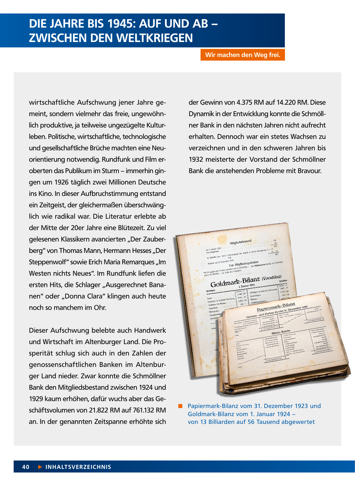 Vorschau Von der Idee, sich selbst zu helfen – 150 Jahre genossenschaftliches Bankwesen im Altenburger Land Seite 40