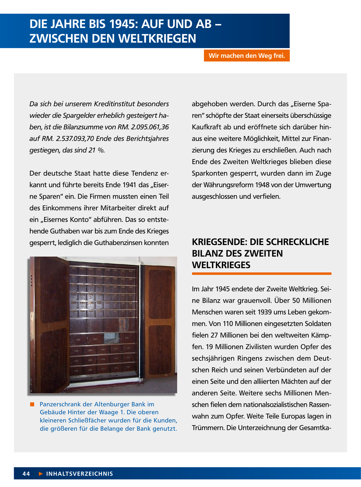 Vorschau Von der Idee, sich selbst zu helfen – 150 Jahre genossenschaftliches Bankwesen im Altenburger Land Seite 44