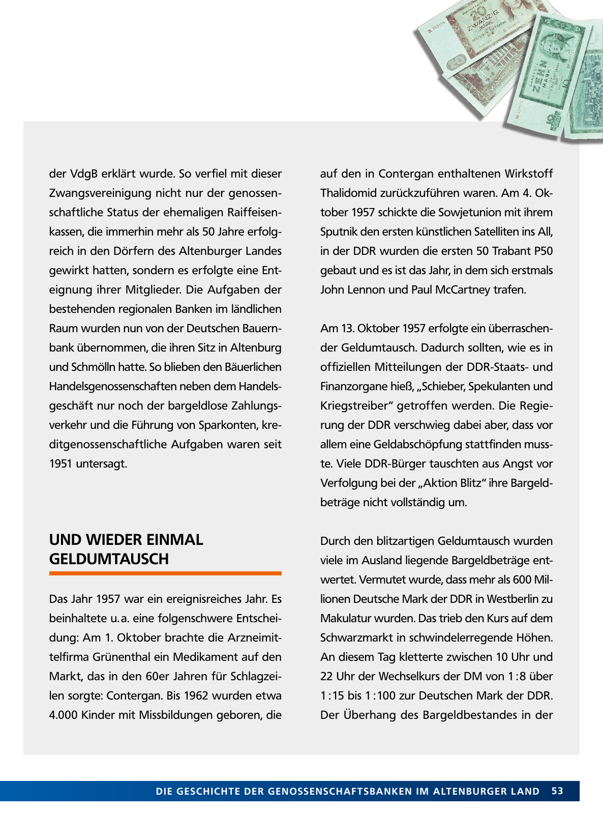Vorschau Von der Idee, sich selbst zu helfen – 150 Jahre genossenschaftliches Bankwesen im Altenburger Land Seite 53