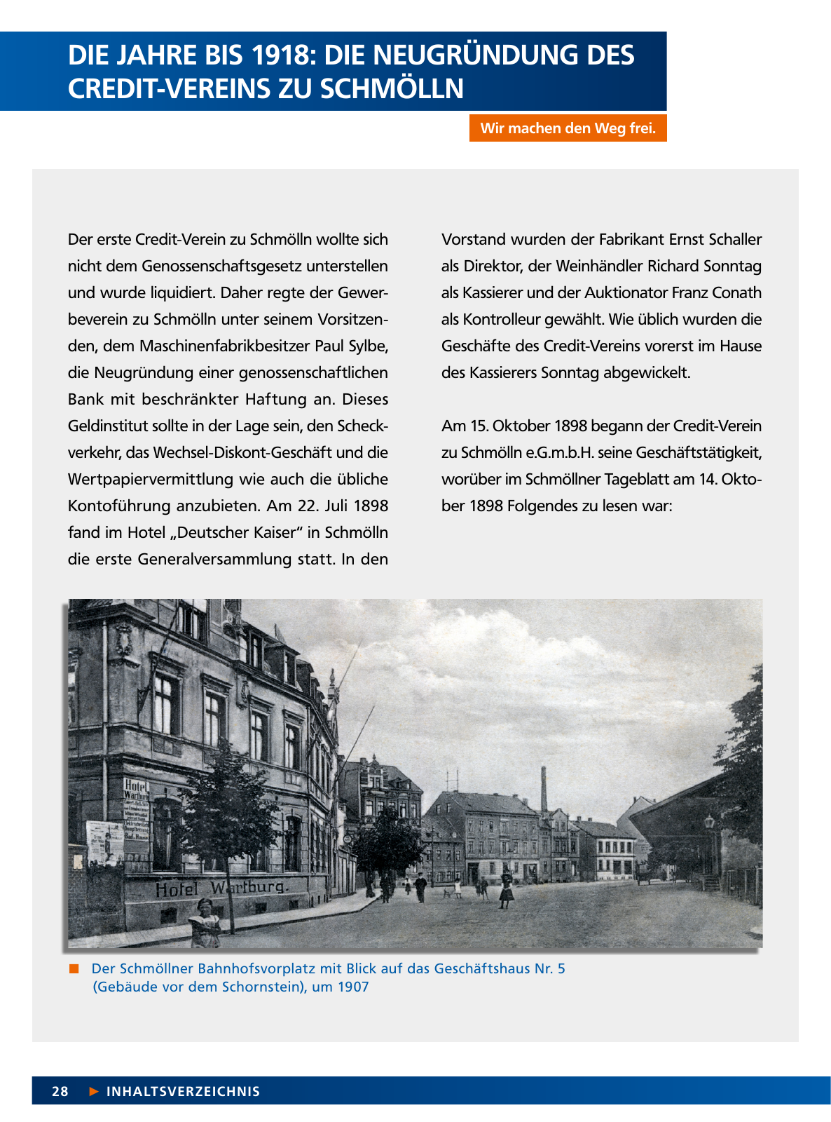 Vorschau Von der Idee, sich selbst zu helfen – 150 Jahre genossenschaftliches Bankwesen im Altenburger Land Seite 28