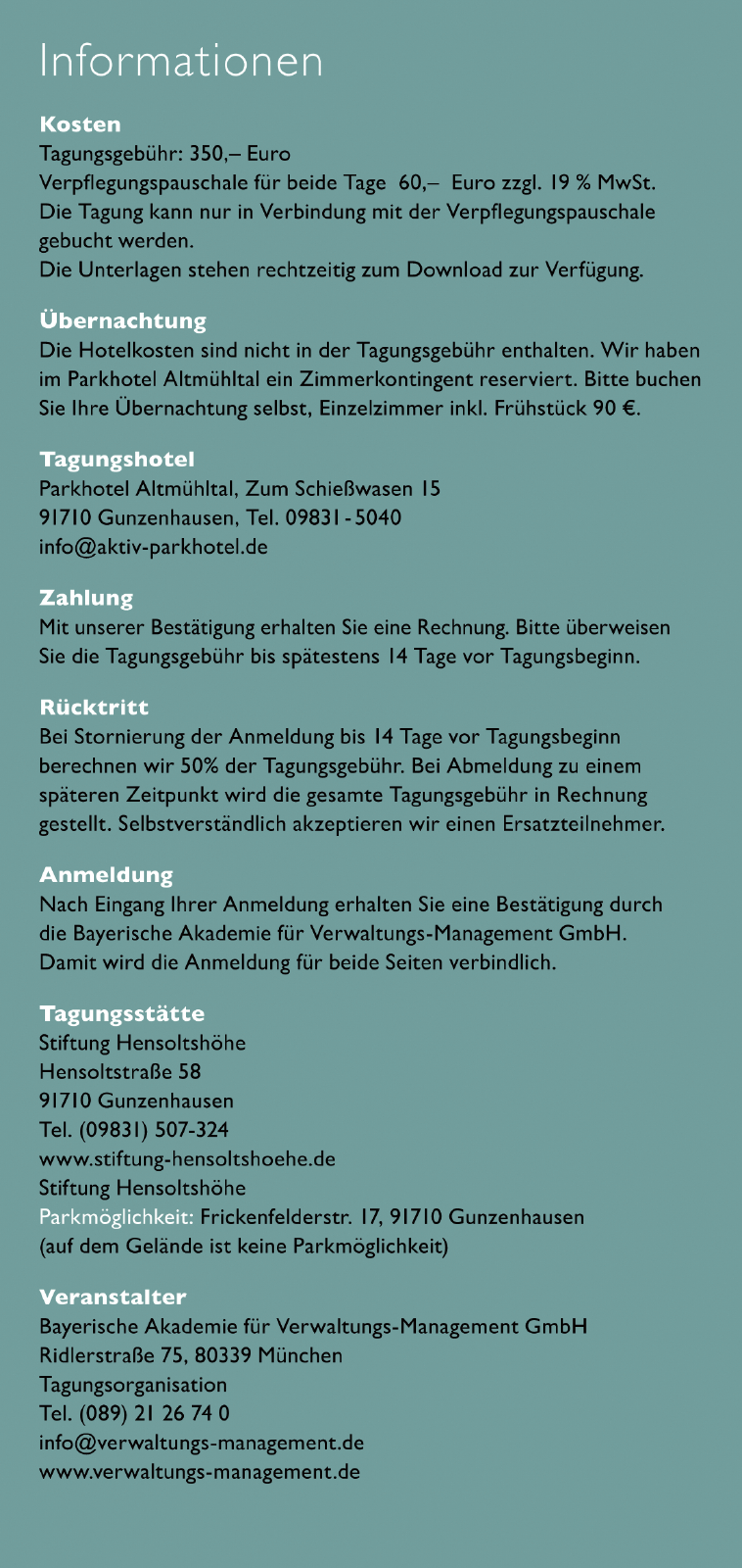 Vorschau 21. Gunzenhausener IuK-Tage Seite 5