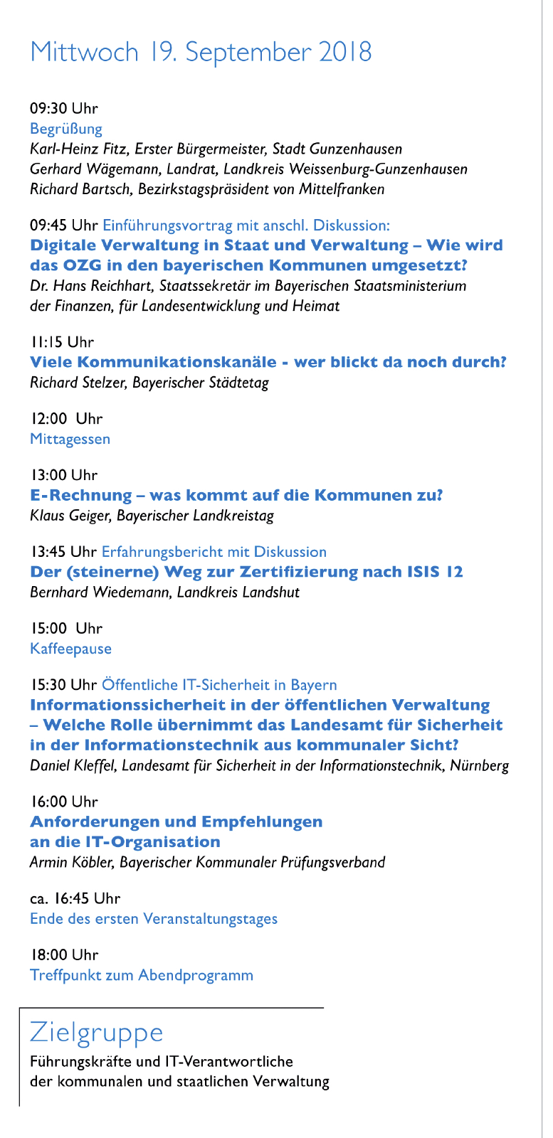 Vorschau 21. Gunzenhausener IuK-Tage Seite 3