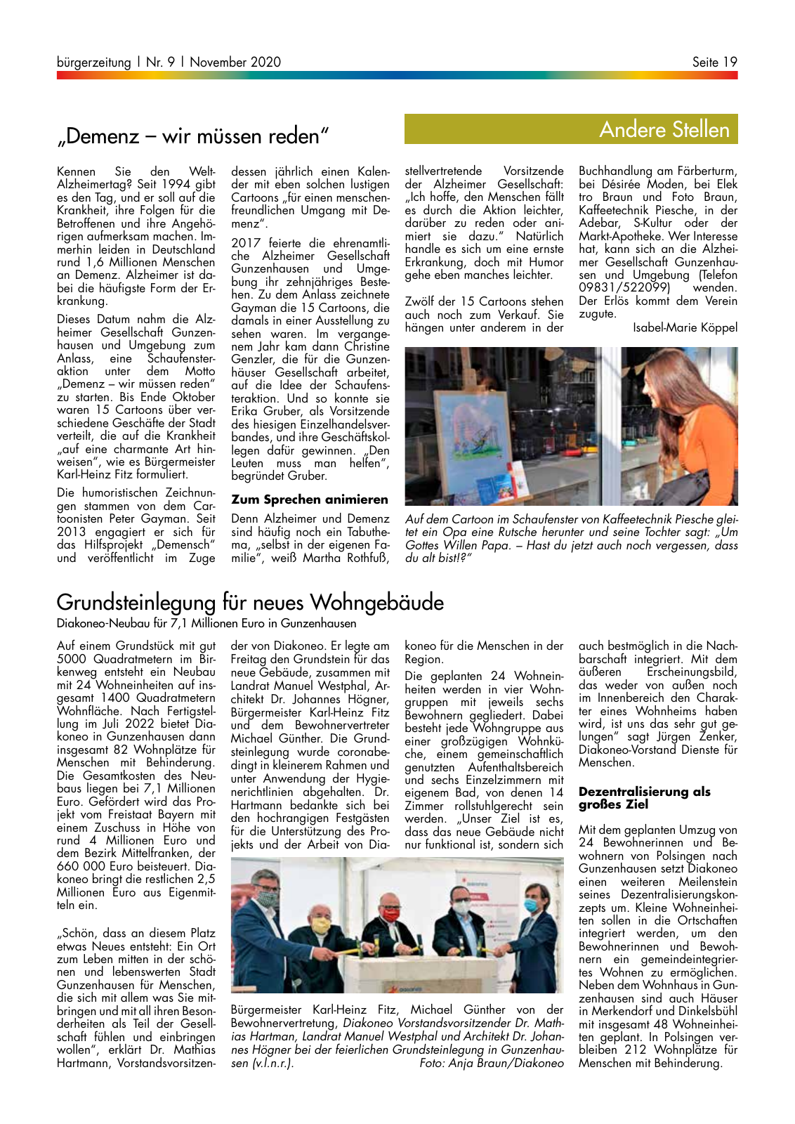 Vorschau buergerzeitung_09_2020 Seite 19