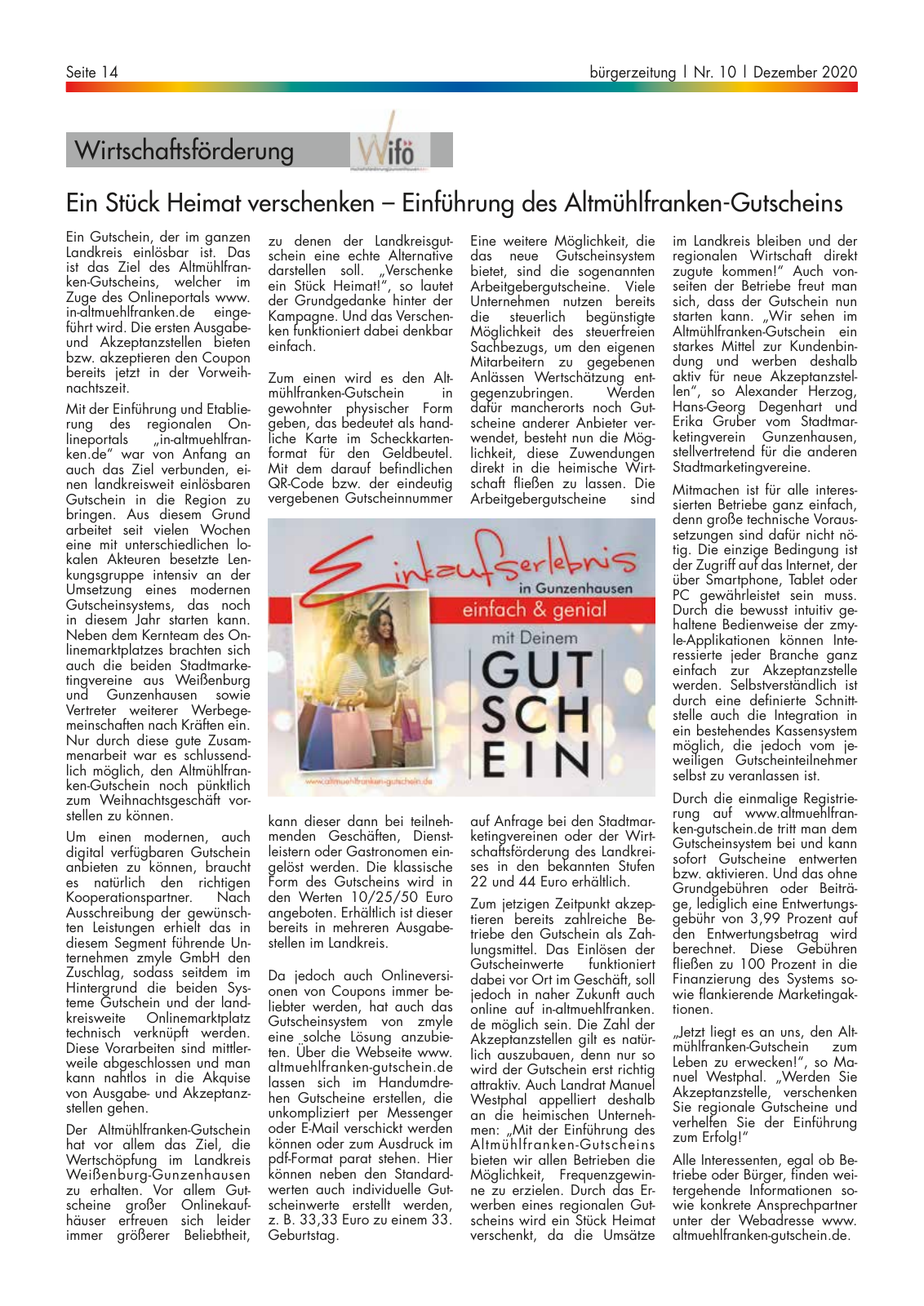 Vorschau buergerzeitung_10_2020 Seite 14