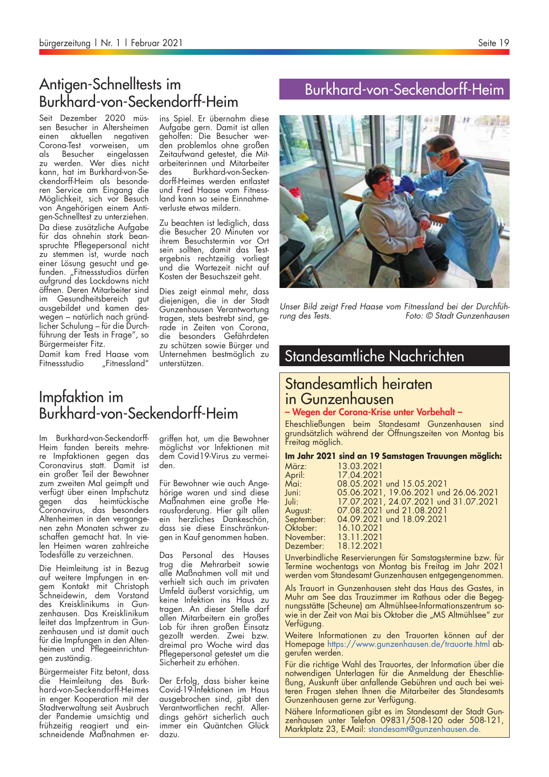 Vorschau buergerzeitung_01_2021 Seite 19