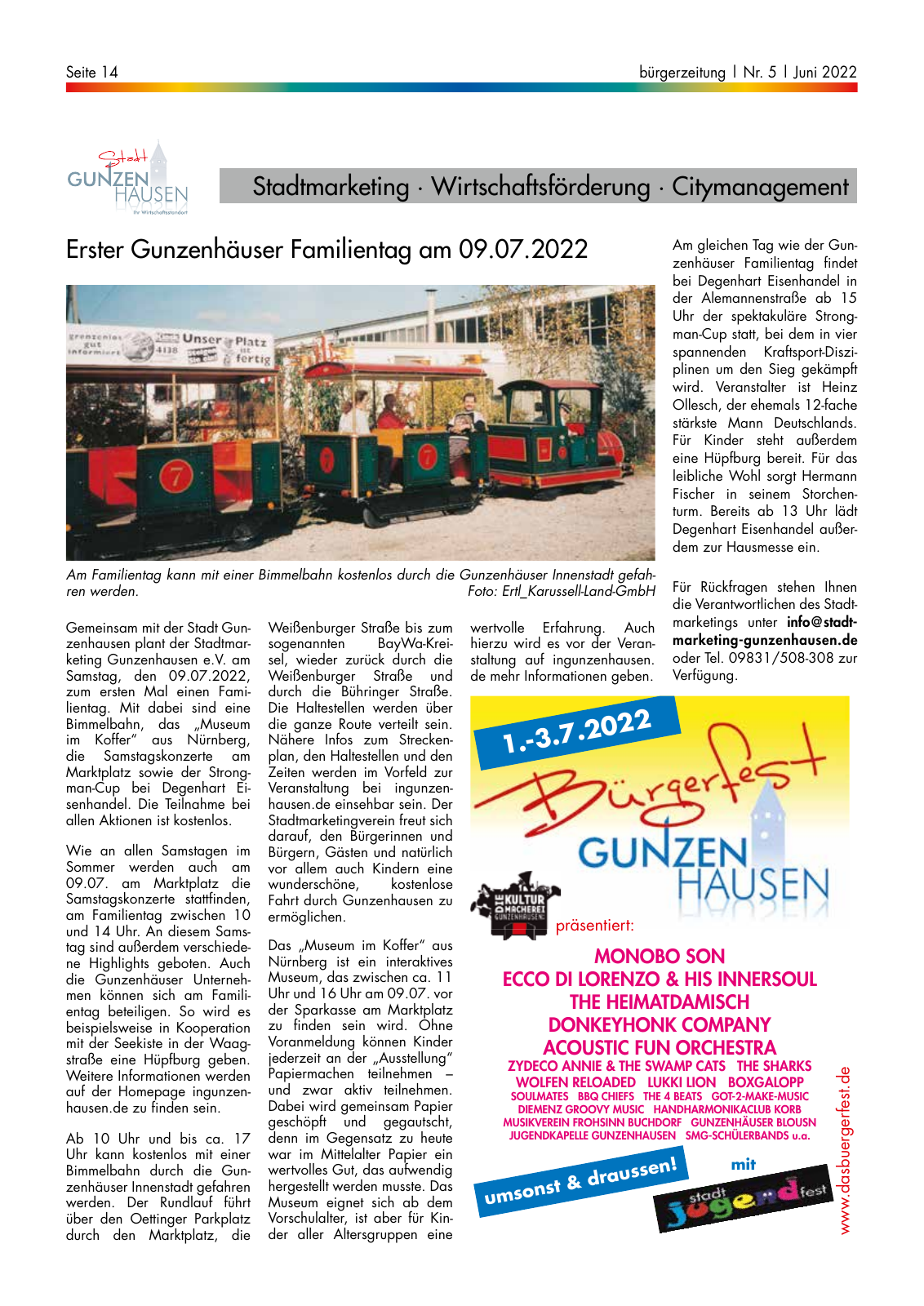 Vorschau buergerzeitung_06_2022 Seite 14