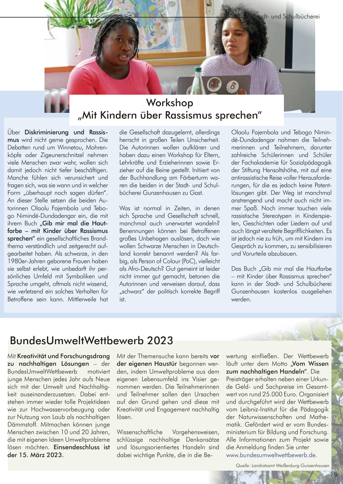 Vorschau buergerzeitung_01_2023 Seite 19