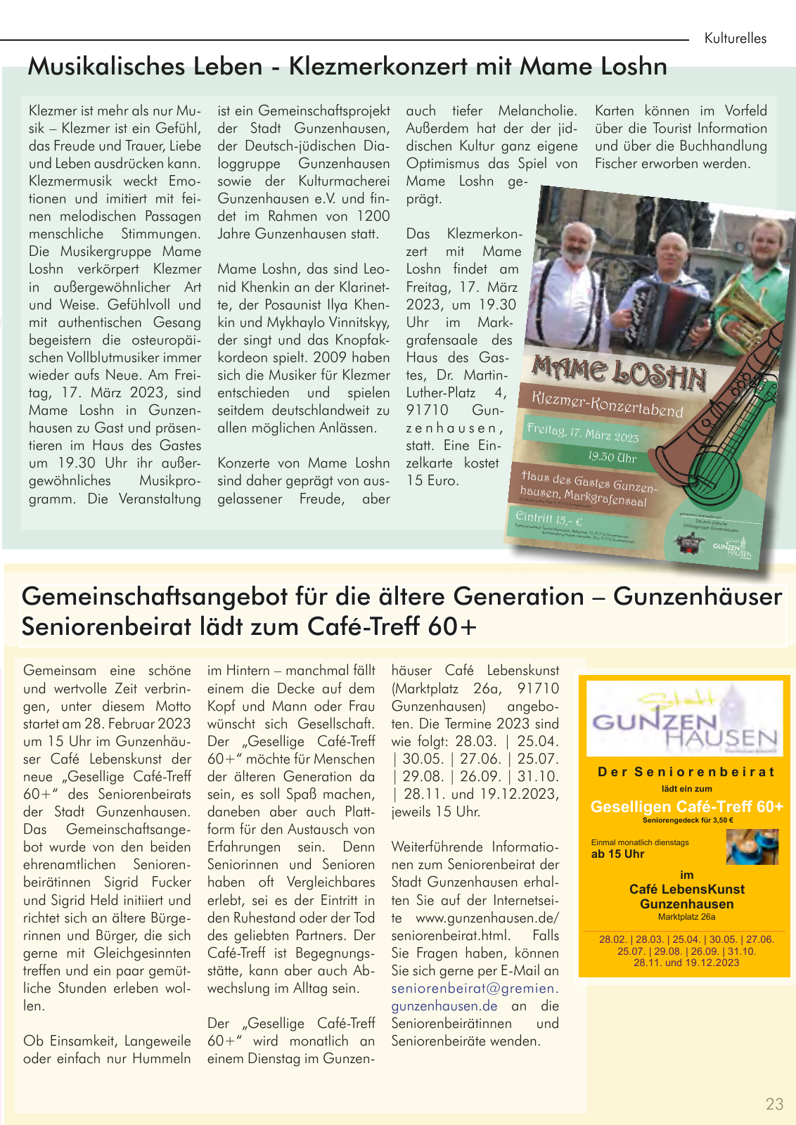 Vorschau buergerzeitung_03_2023 Seite 23