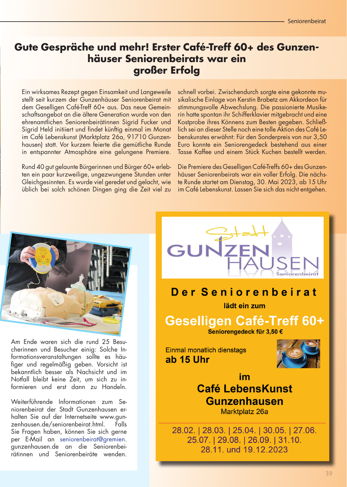 Vorschau buergerzeitung_05_2023 Seite 39