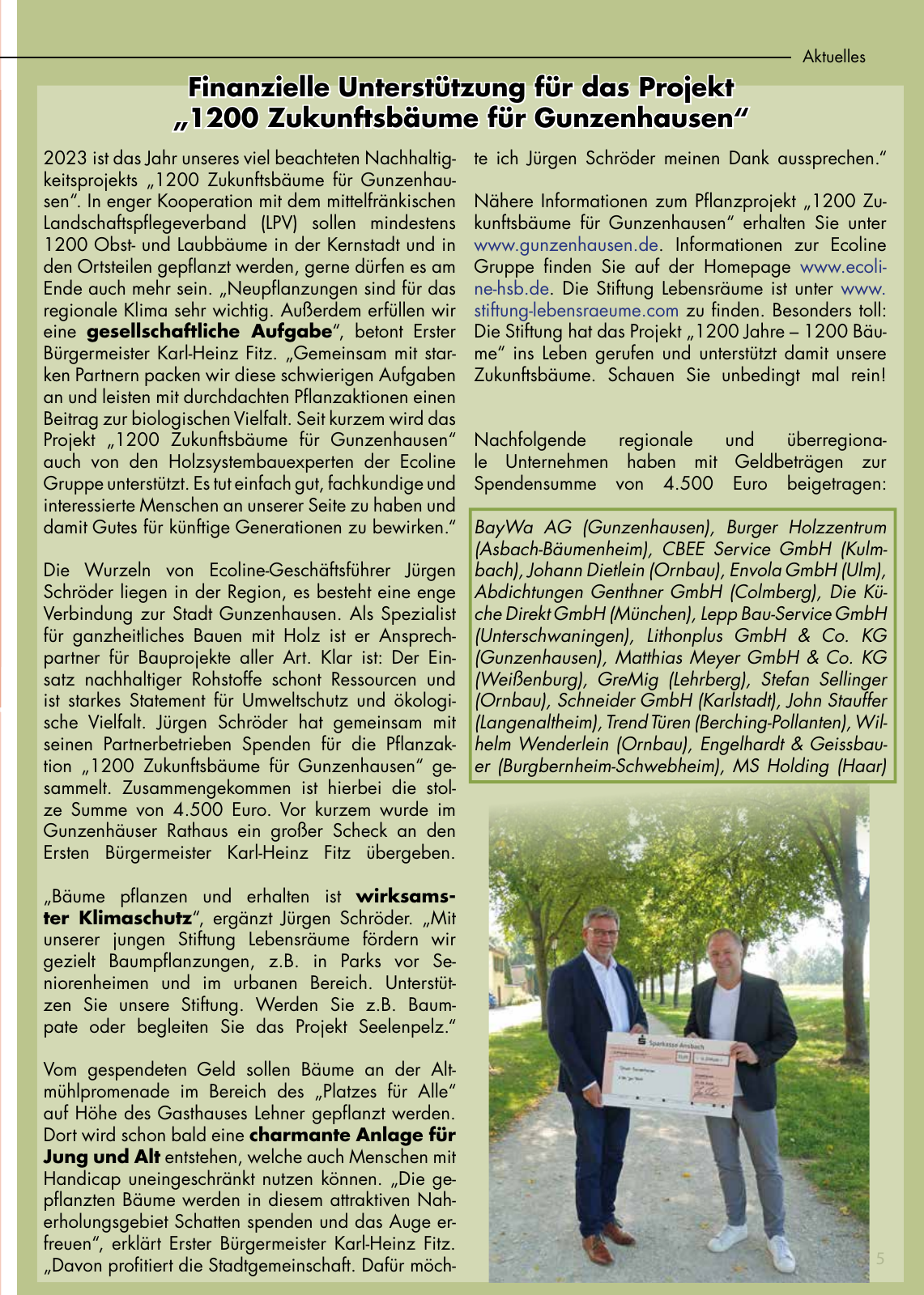 Vorschau buergerzeitung_11_2023 Seite 5