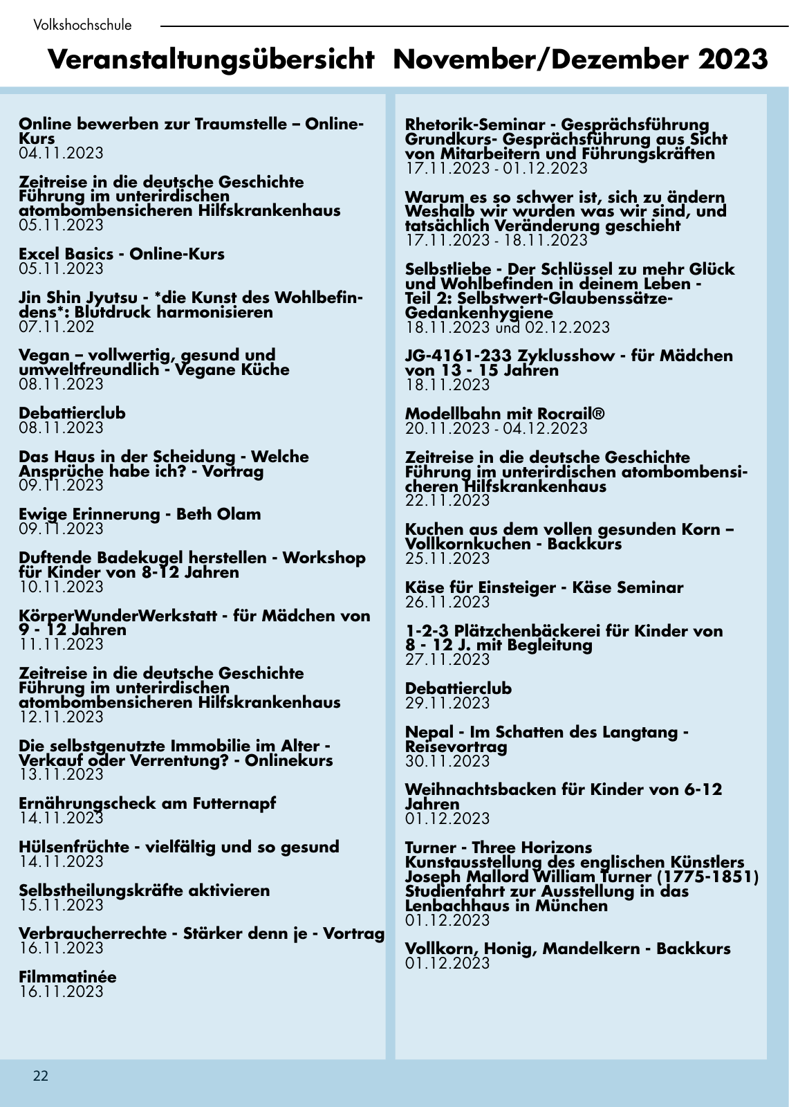 Vorschau buergerzeitung_11_2023 Seite 22