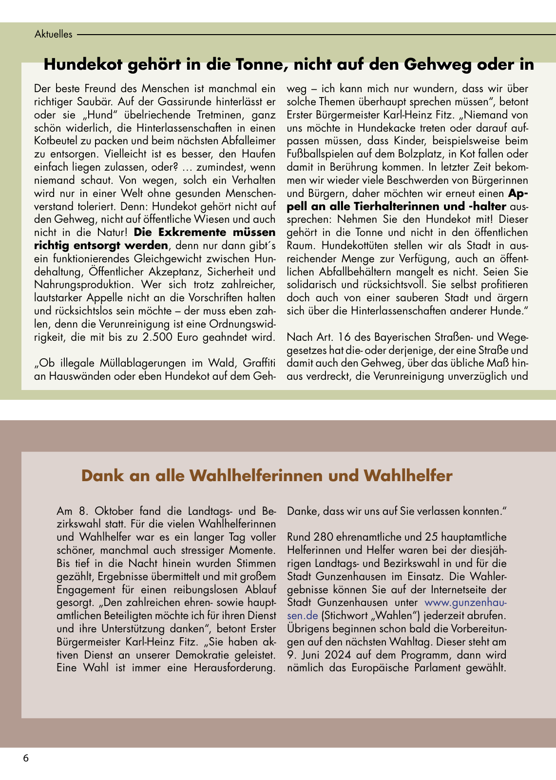 Vorschau buergerzeitung_11_2023 Seite 6