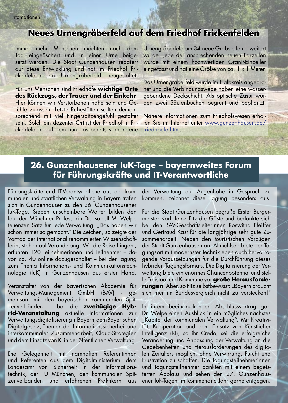 Vorschau buergerzeitung_11_2023 Seite 26