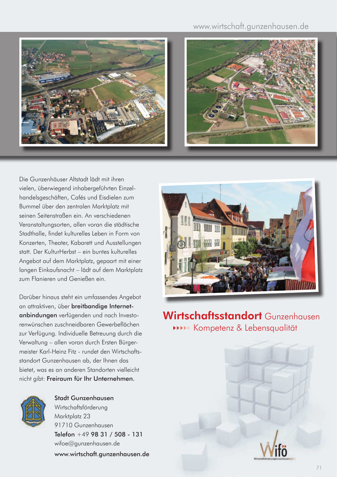 Vorschau leben & arbeiten in Gunzenhausen - 2015 Seite 71