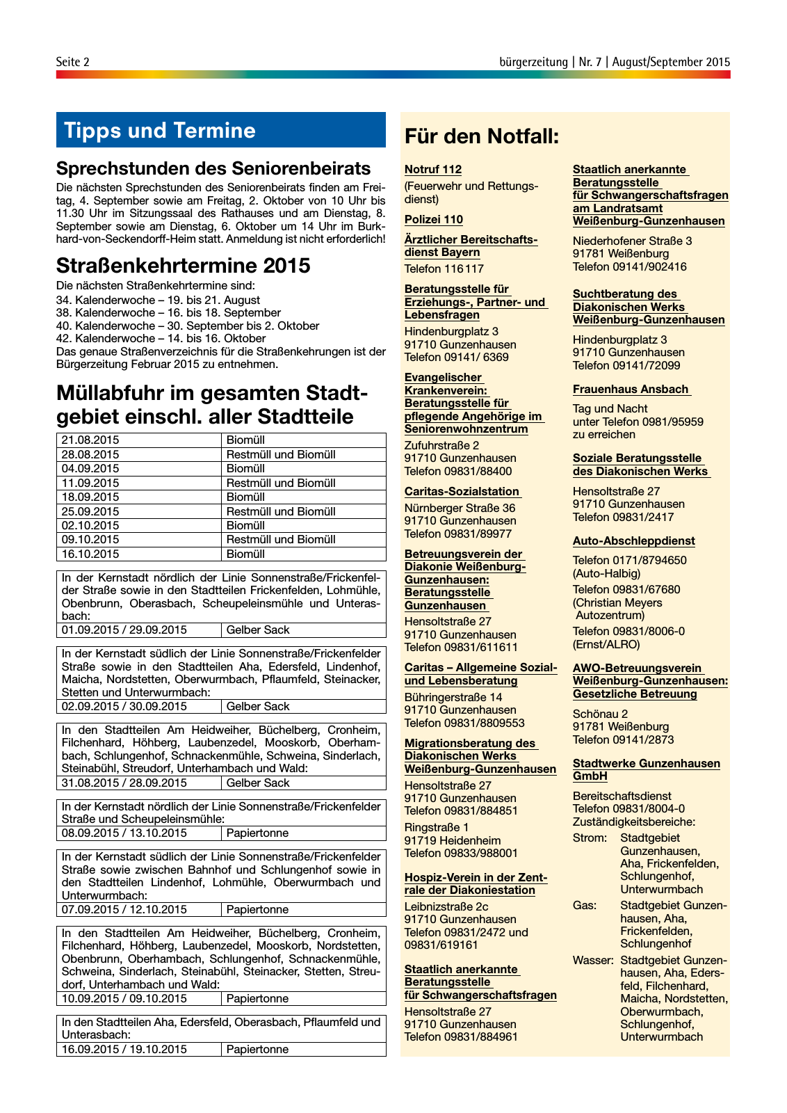 Vorschau buergerzeitung2015nr7 Seite 2