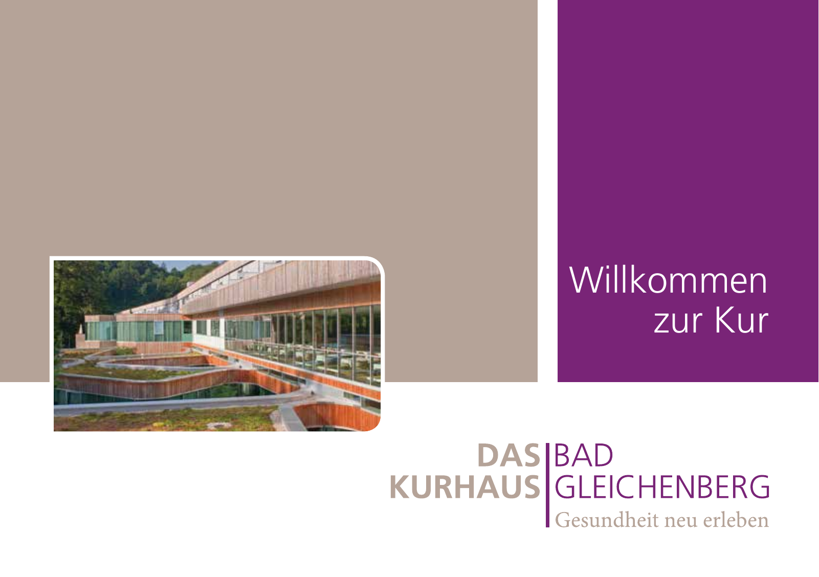 Vorschau Infobroschüre für den Kurgast Seite 1